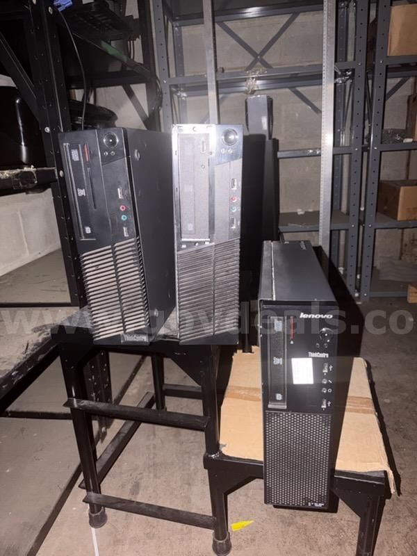 9 ASSORTED COMPUTER EQUIP. (CPU SCANNER MONITORS)