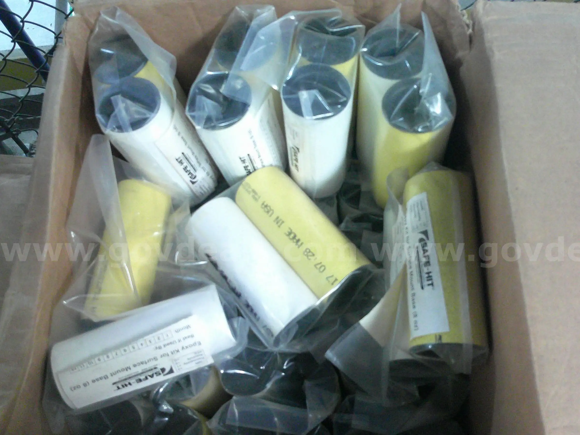 ASPHALT CEMENT AND ADHESIVE DELINEATORS