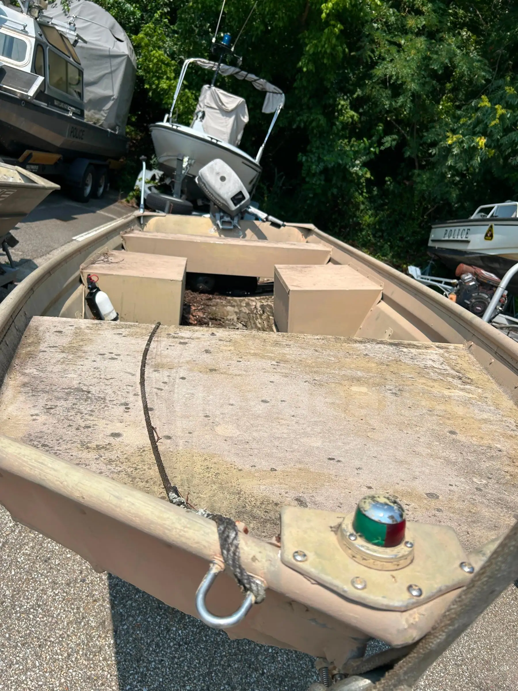 POLARKRAFT JON BOAT & MOTOR (NO TRAILER INCLUDED)