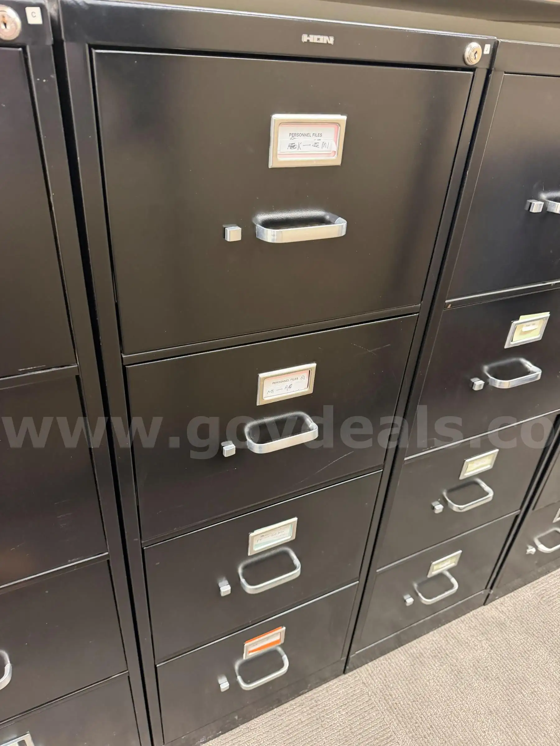 Black File Cabinet