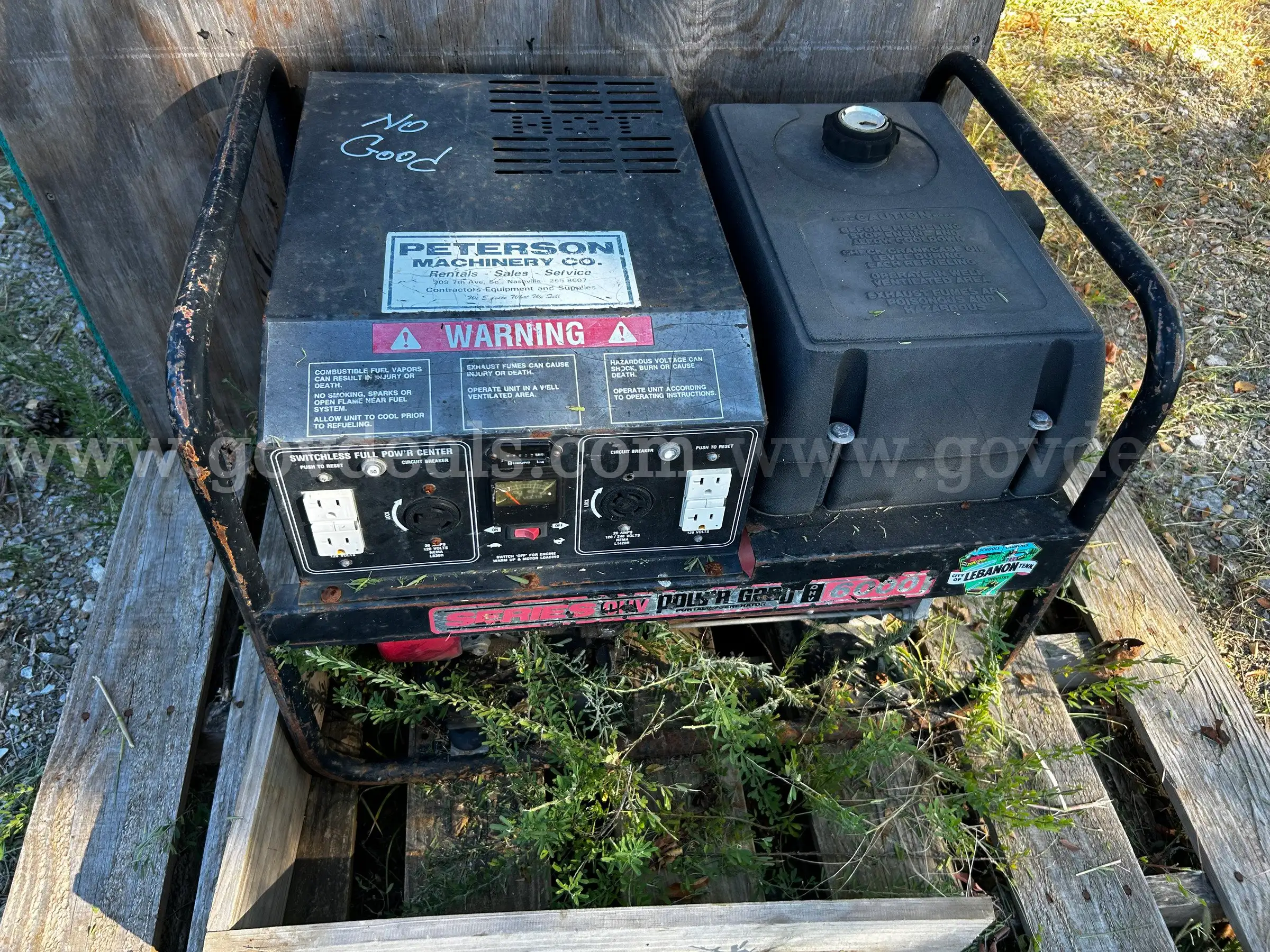 Honda GX340MAX 11.0HP Generator and Stihl Power Tool Salvage Lot