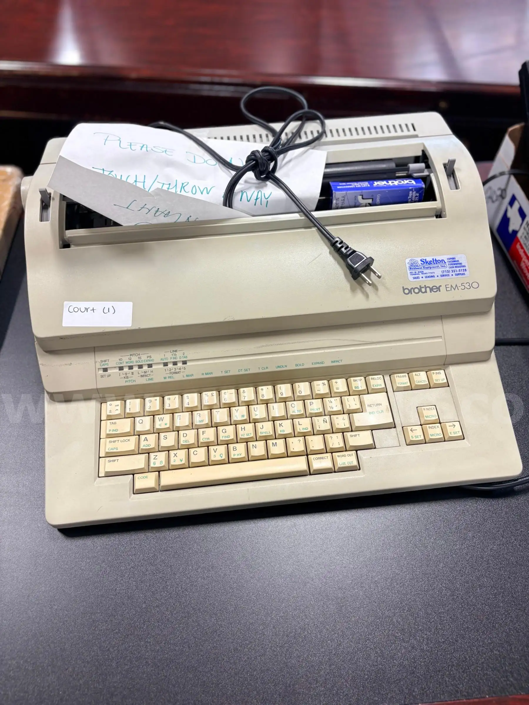 TYPEWRITTER