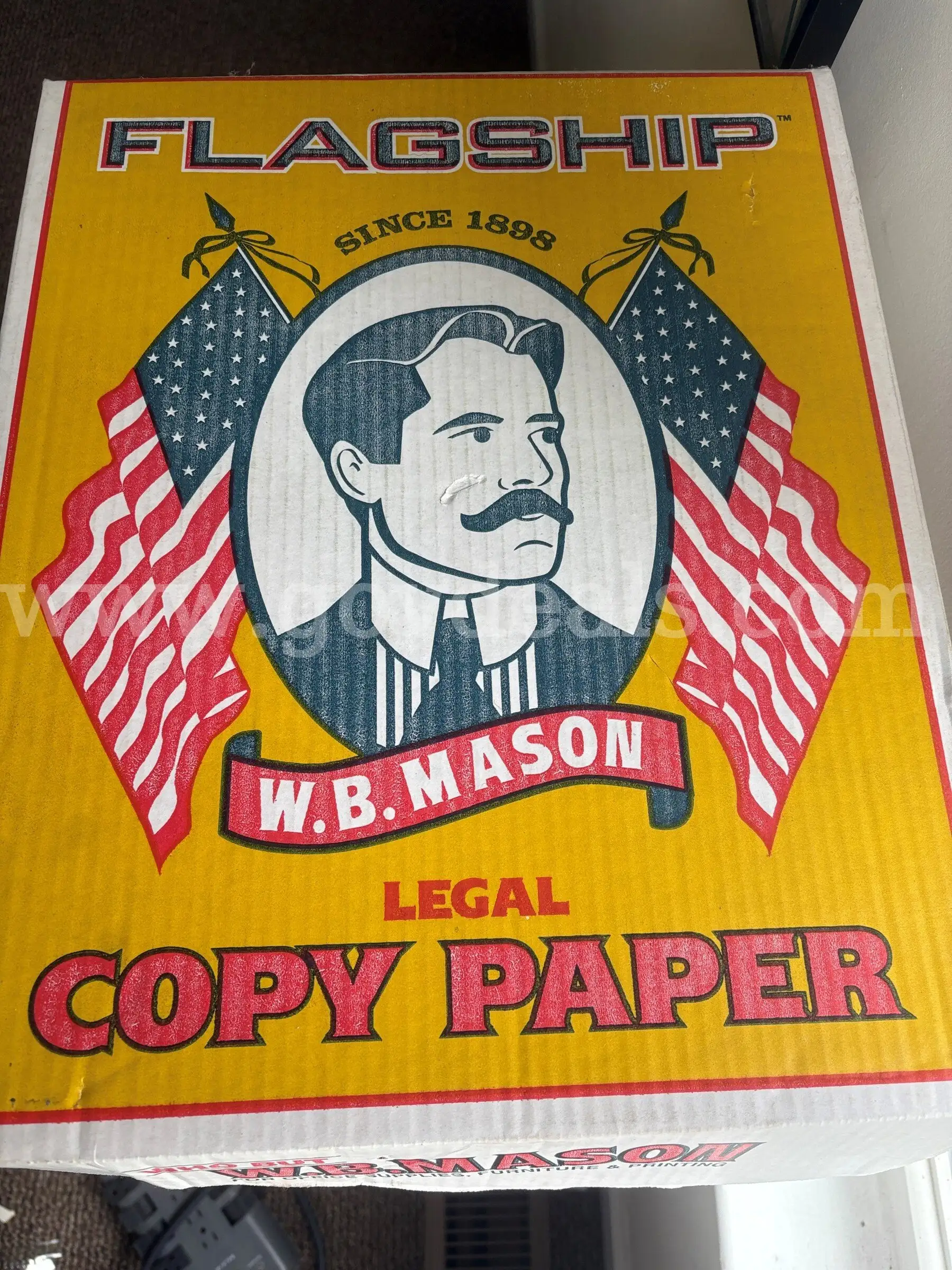 One (1) Case Legal Paper WB Mason