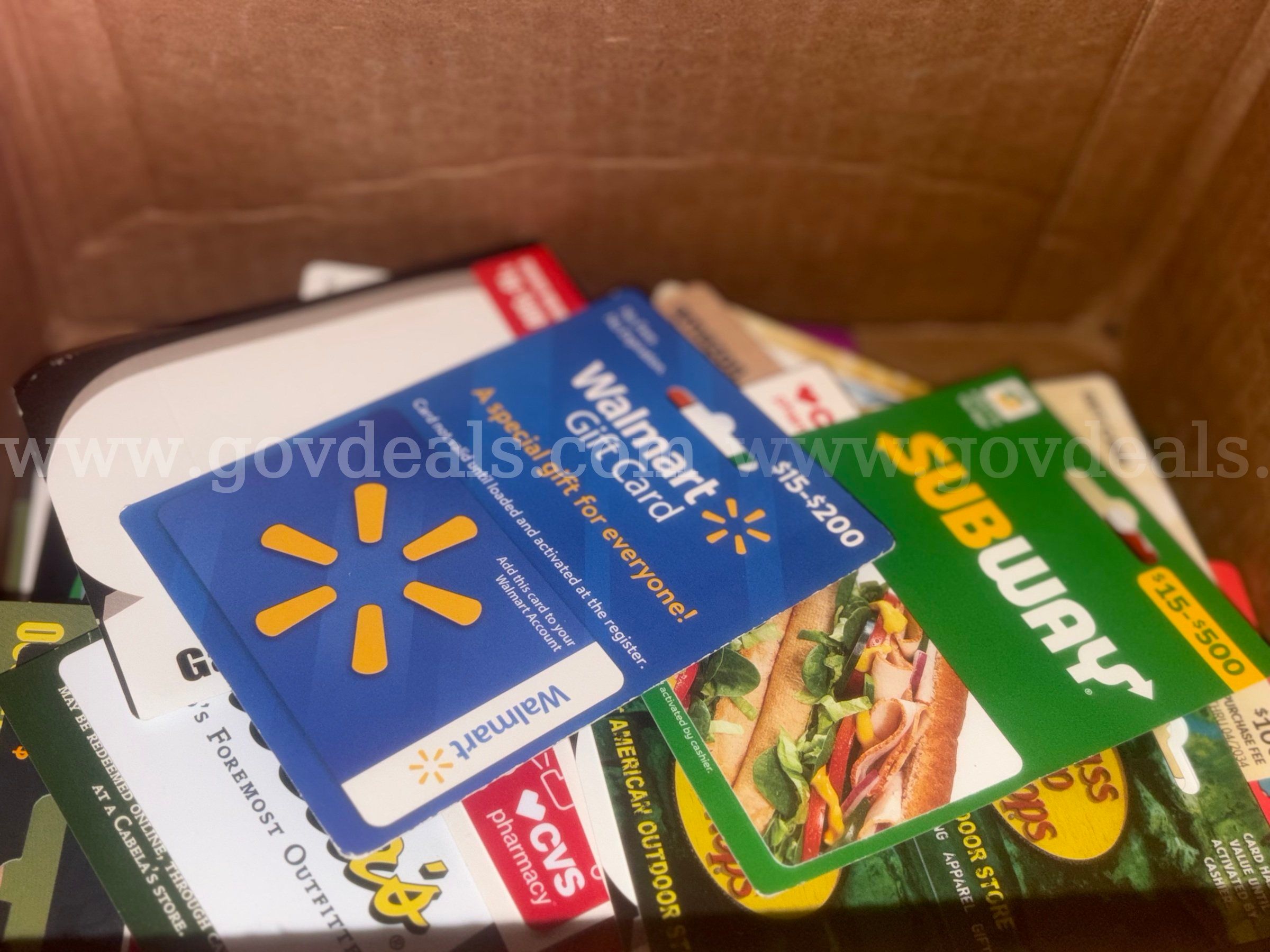 General Merchandise Gift Cards - Approx. 400 (JUL26-G0001)