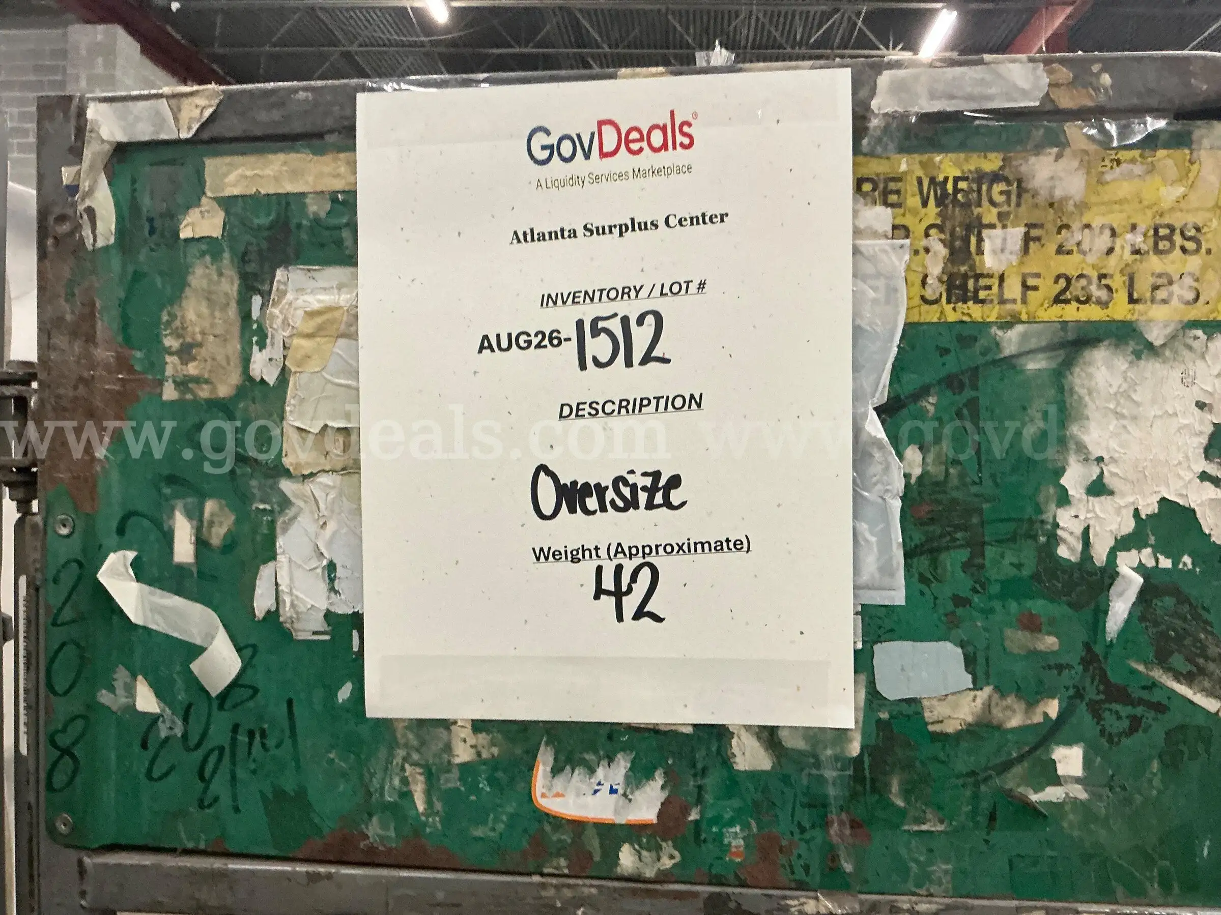 General Merchandise Large Items (AUG26-1512)