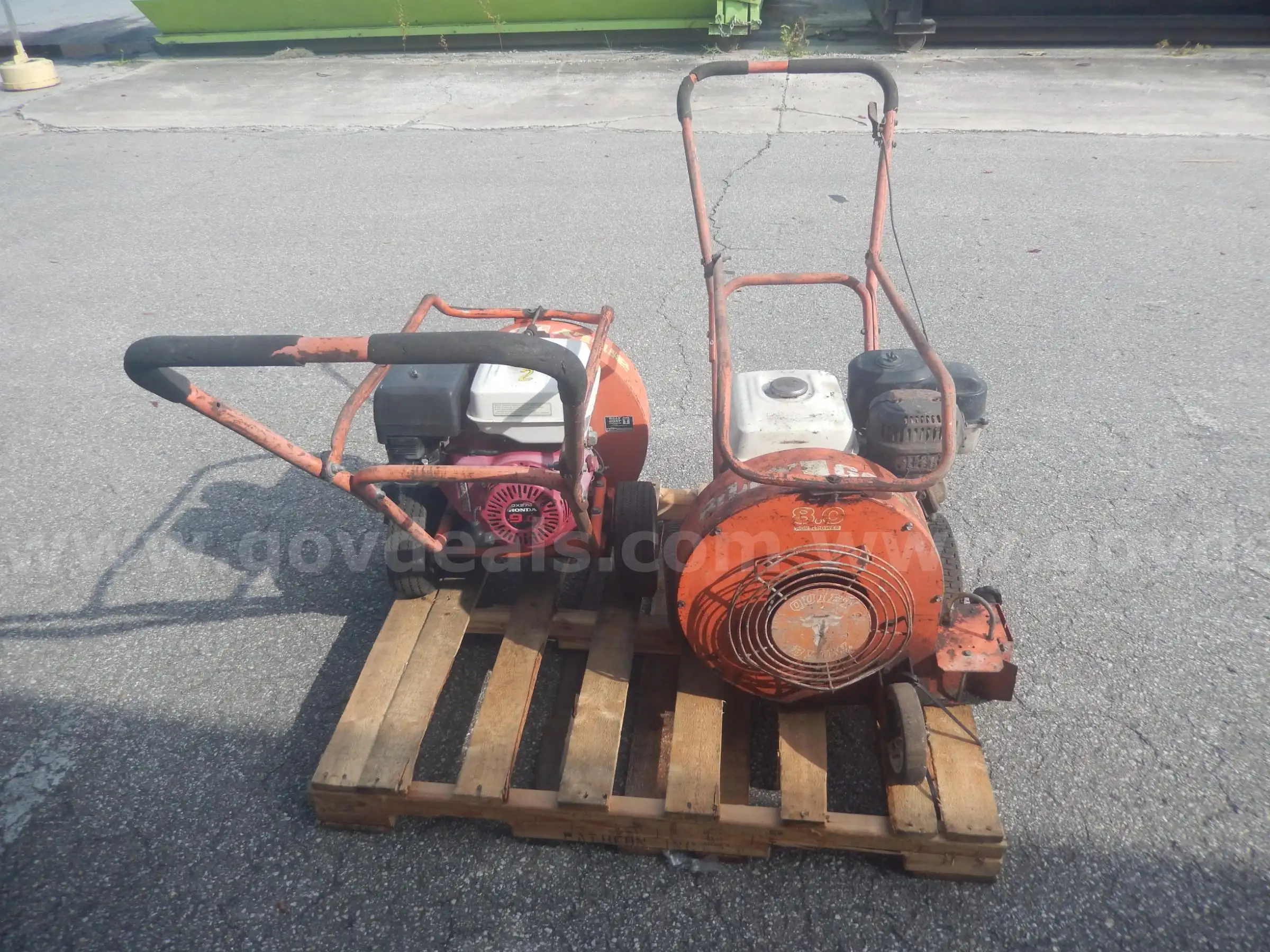 USED (2) BILLY GOAT PUSH BLOWERS