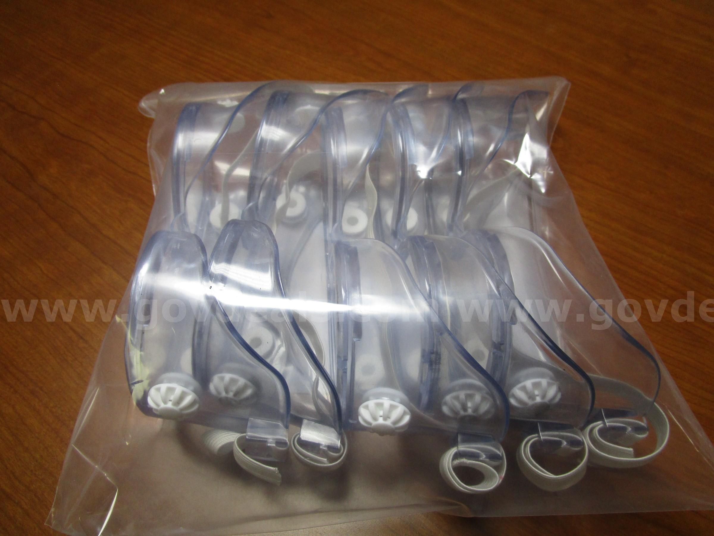 (5) USED SAFETY GOGGLES