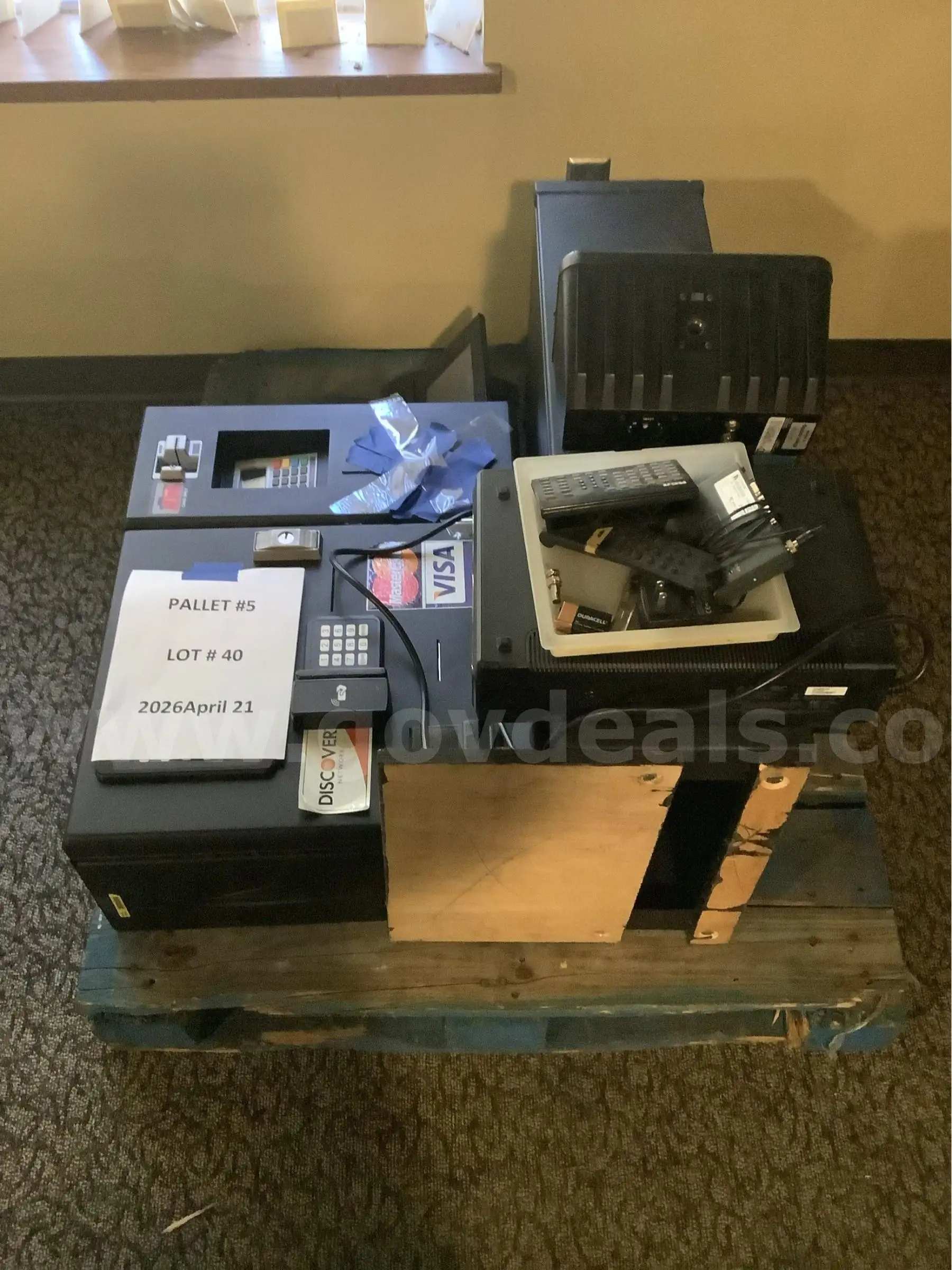 Lot # 40 of 5 Pallets with computers and misc. items