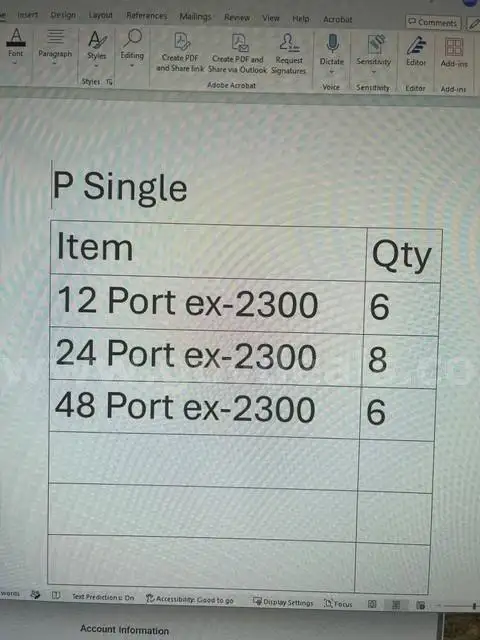 1 SINGLE PALLET SERVERS MARKED P