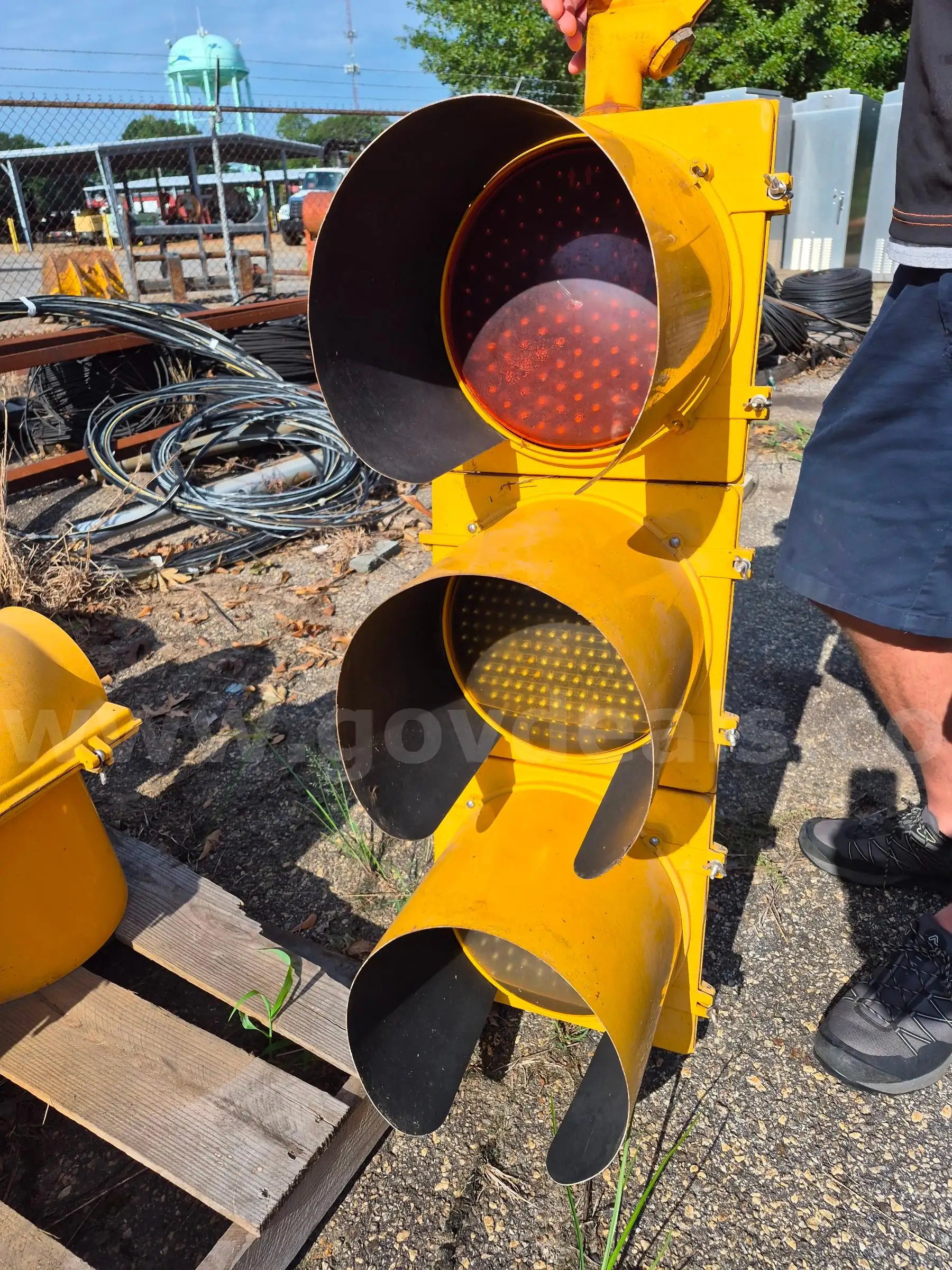 Traffic Signal Lights 12-(group of 4) Lot #1