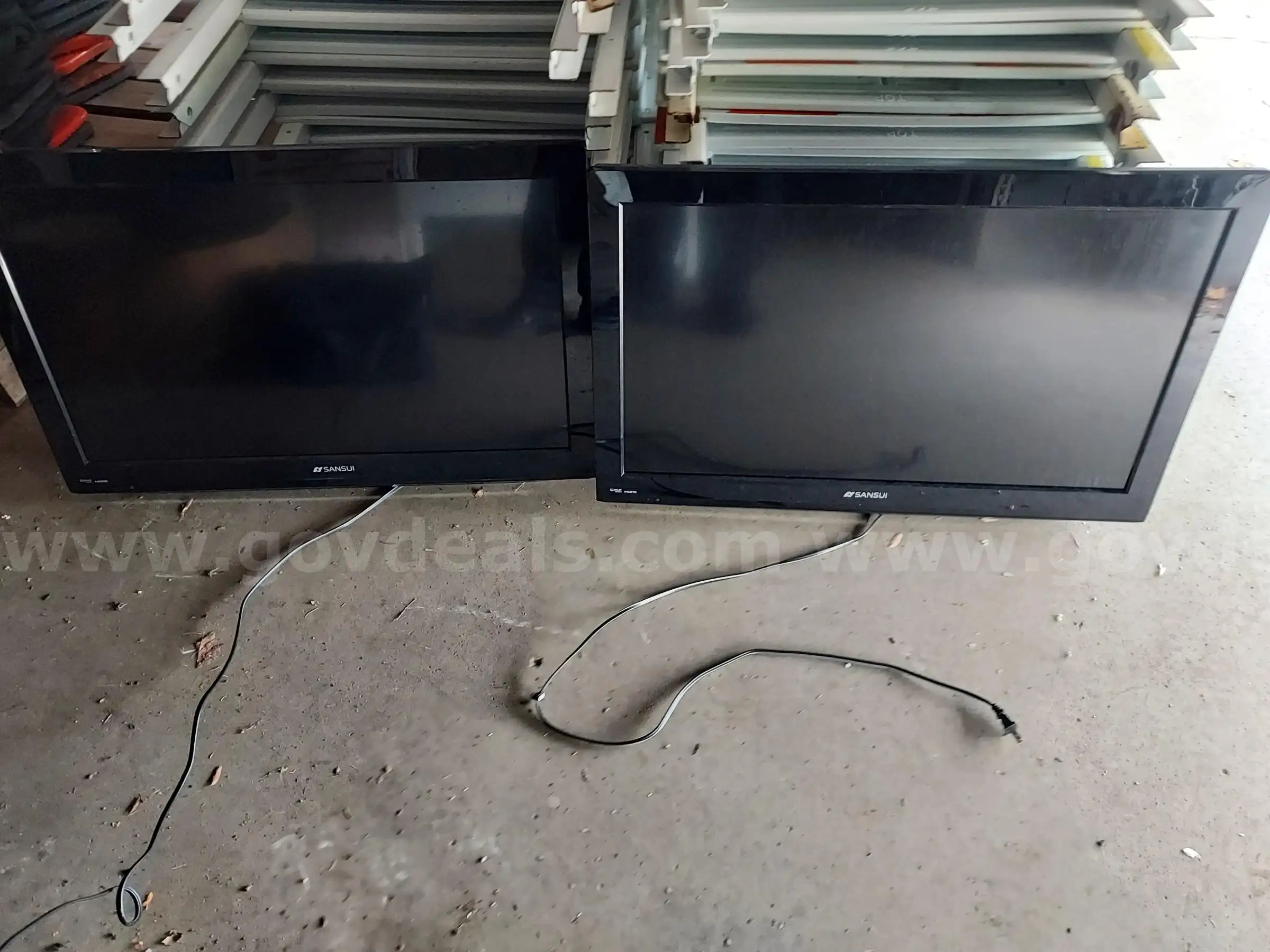 Televisions - 1 Toshiba 2 Sansui