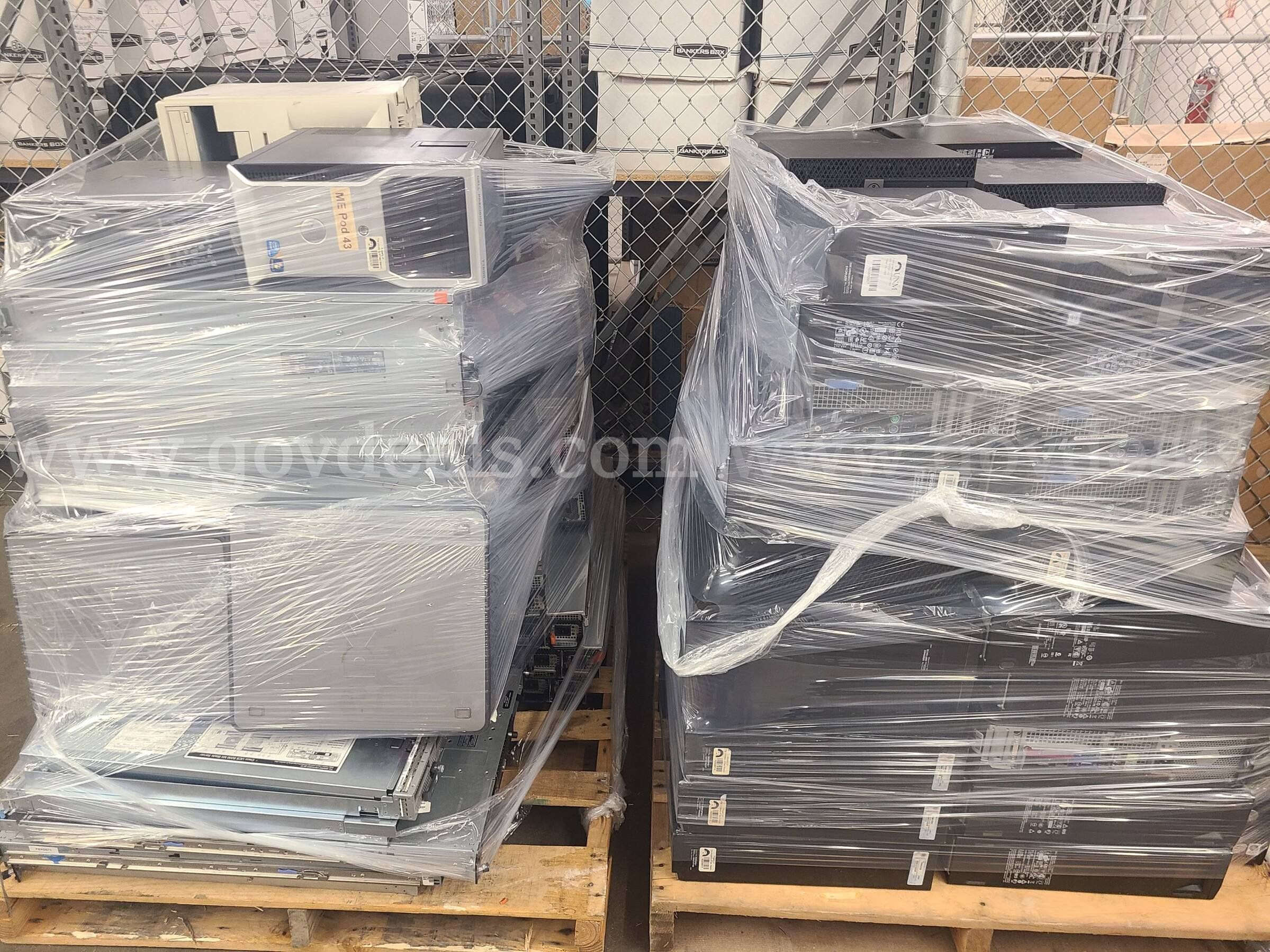 2 Pallets of 101 Assorted Computers