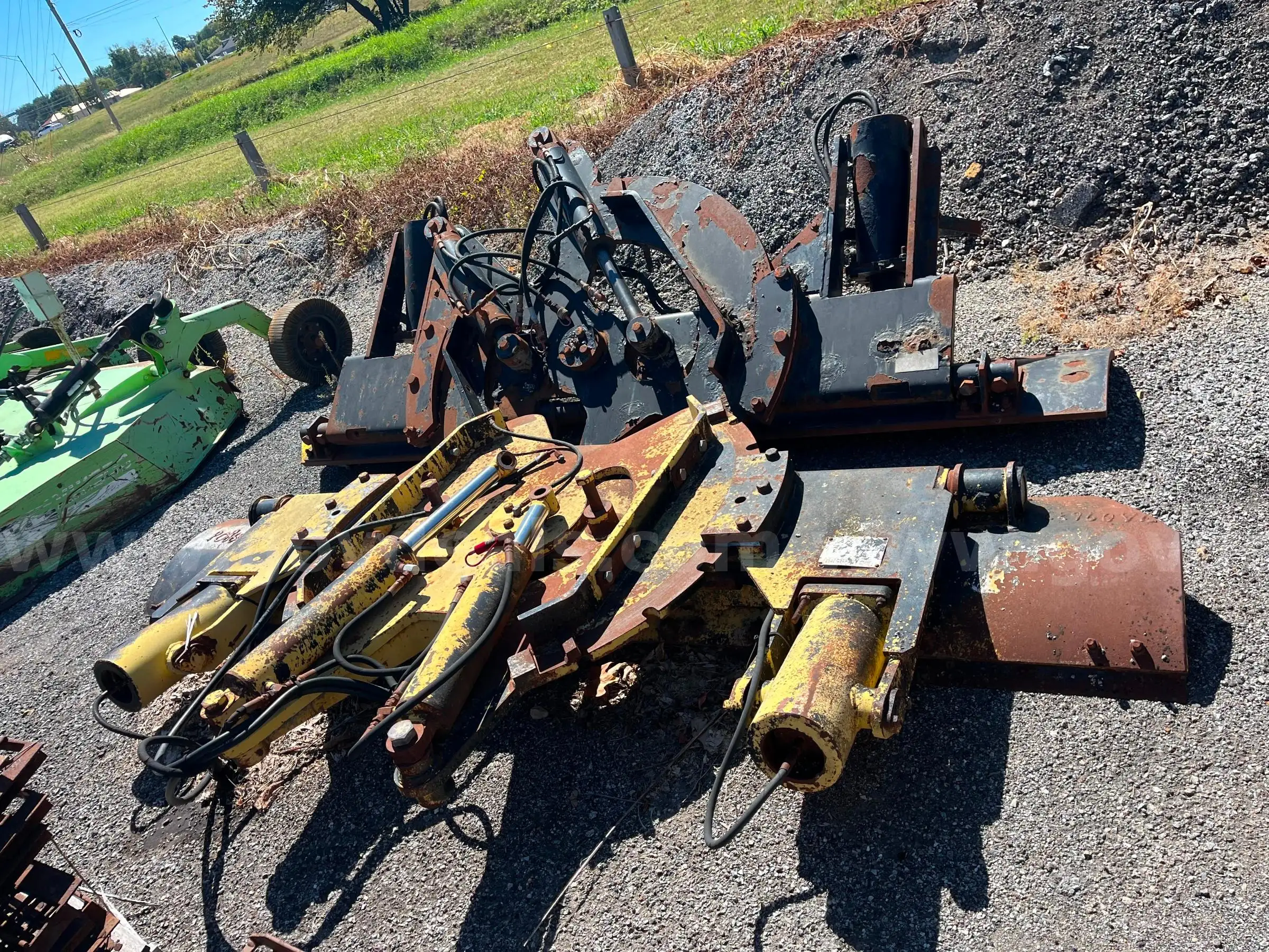 dump truck under belly plows