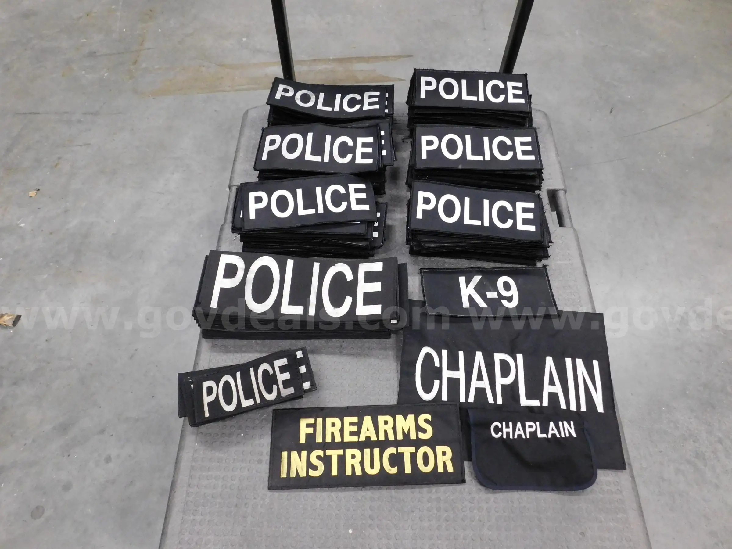 POLICE Velcro Patches approx. 200pcs.