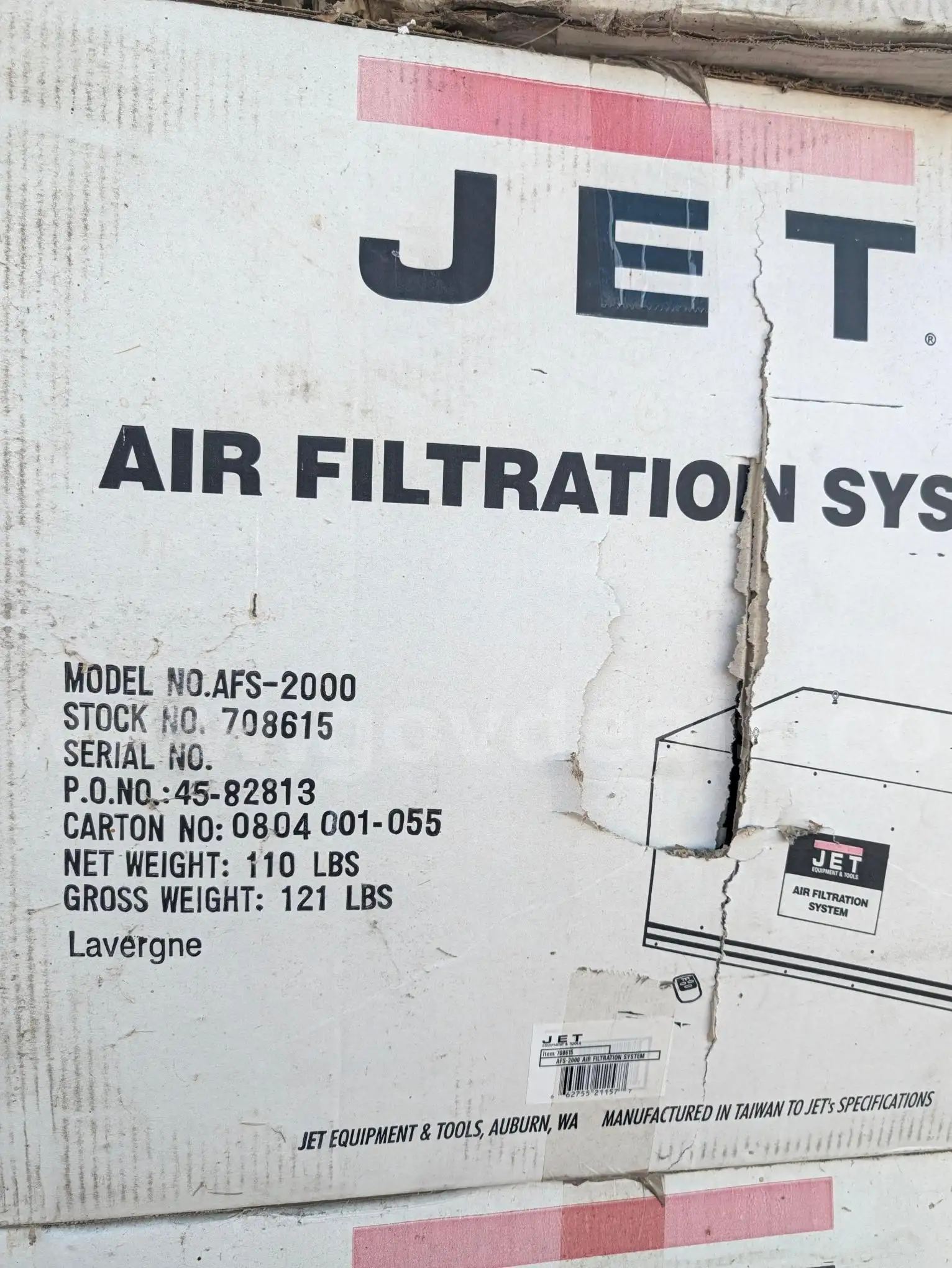 Jet Air Filtration System