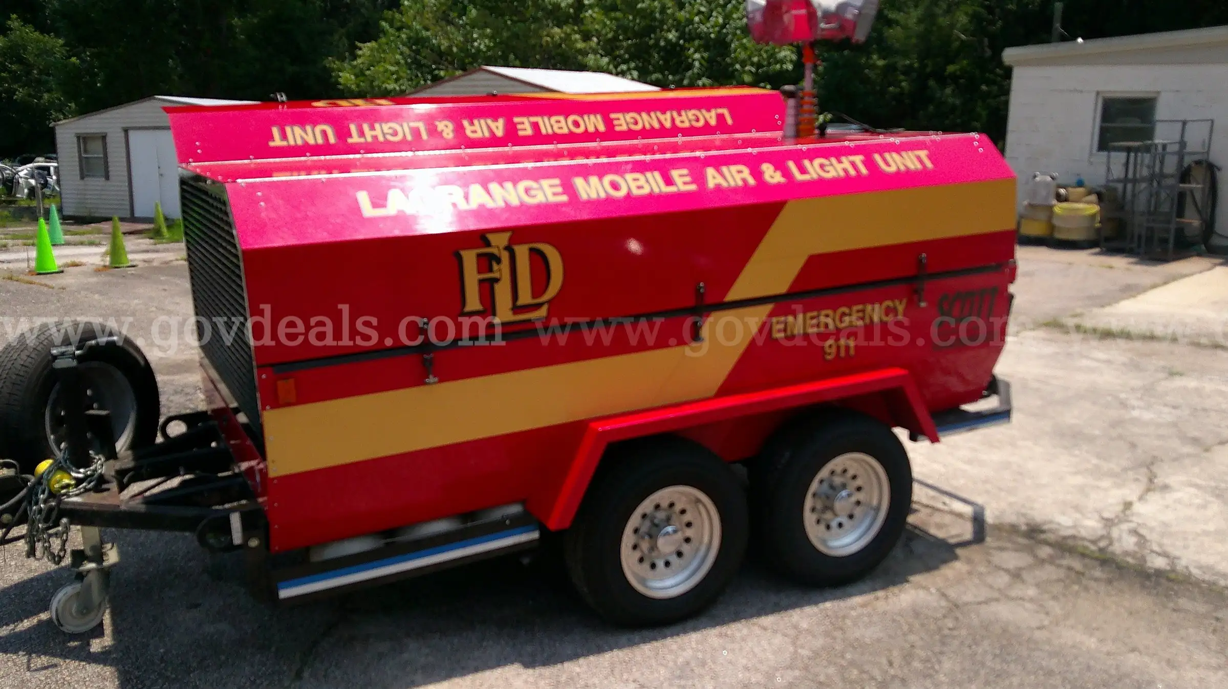 2003 Millerbilt carrier Scott Mobile Breathing Air Trailer SCBA Fill Station