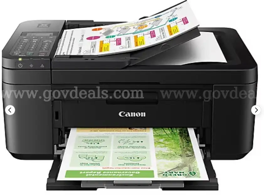 Asset ID #5494 #37 — Canon PIXMA TR4720 Wireless Color Inkjet Printer All-In-OneThis Printer is oper