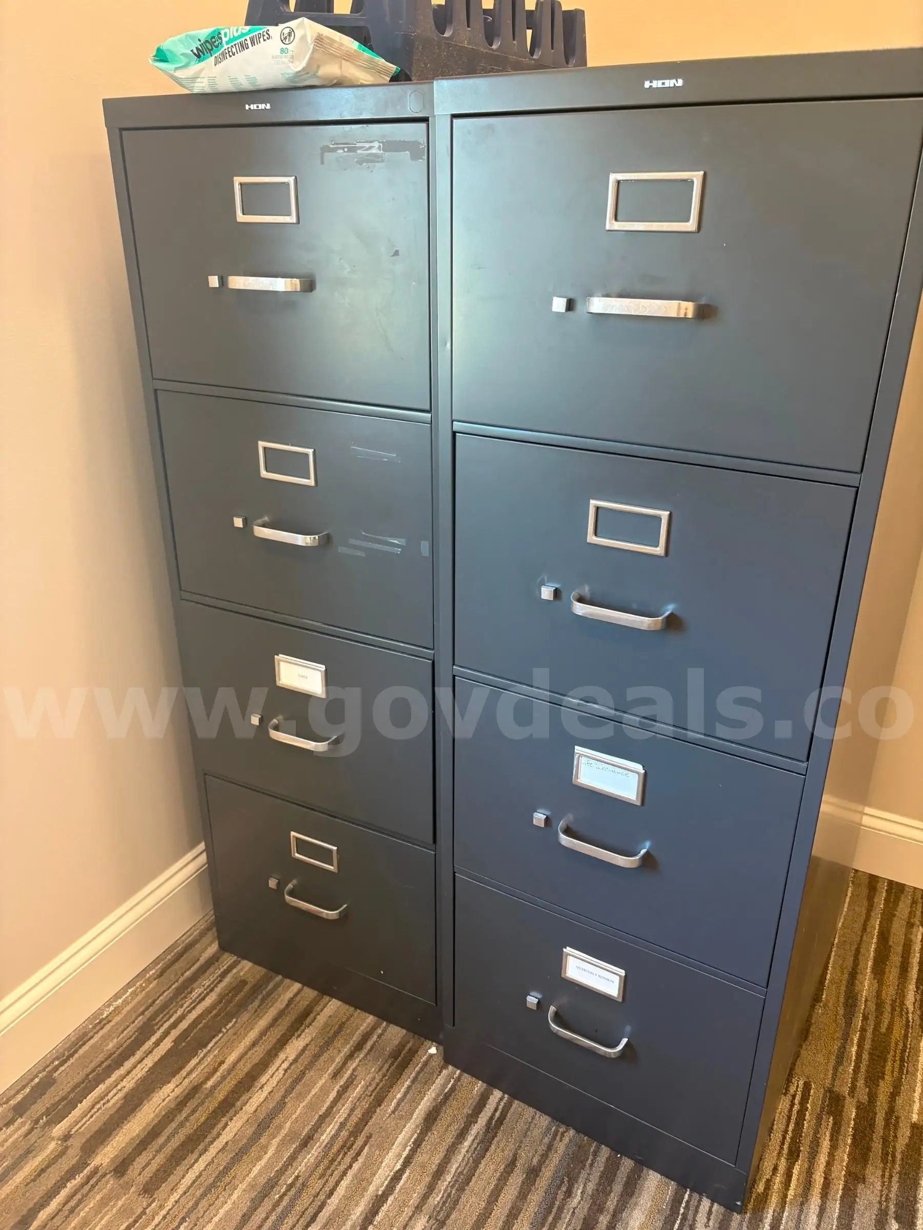 Metal File Cabinet Lot of 3