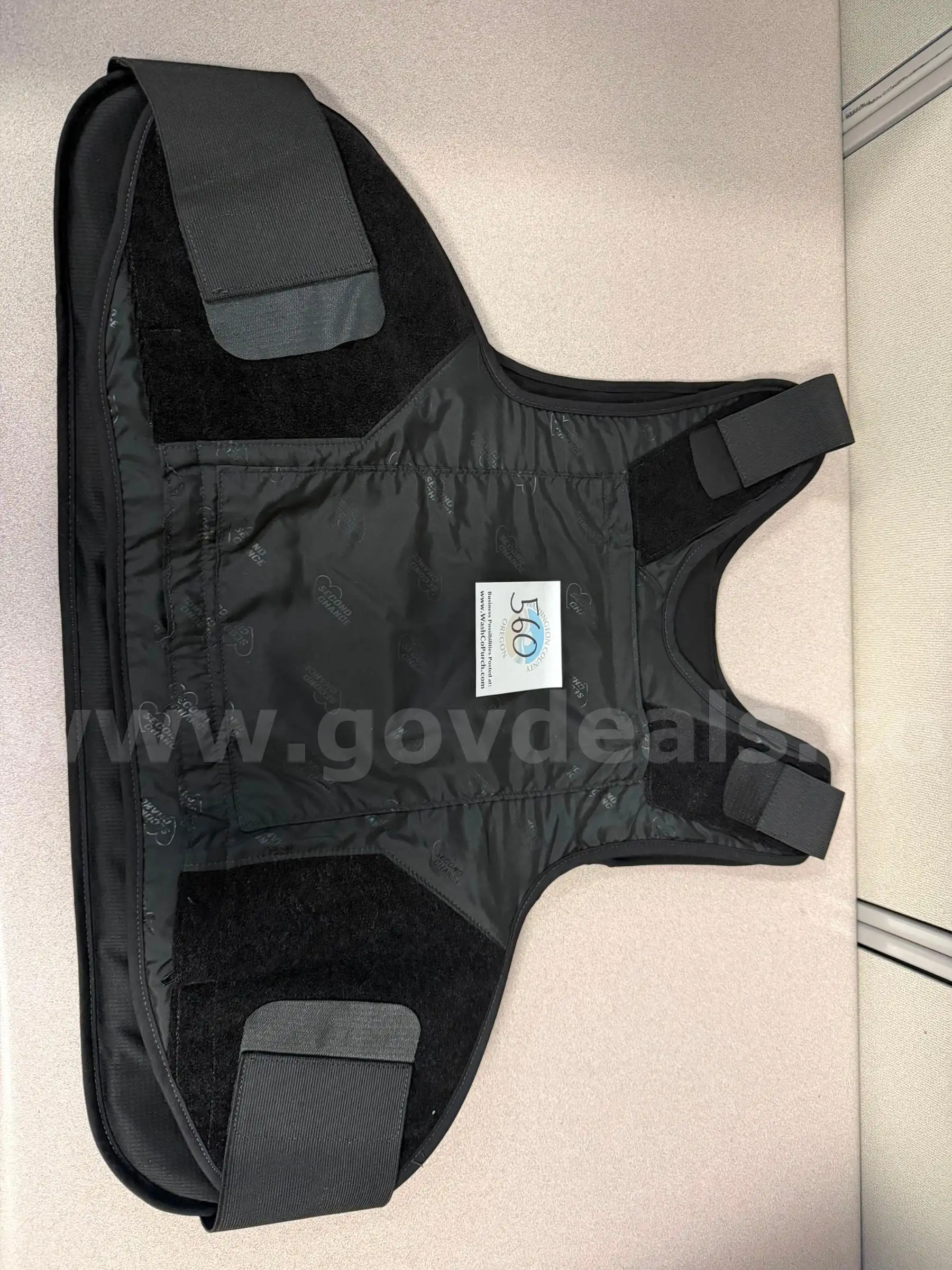 Tactical Vest w Level II Ballistic panels