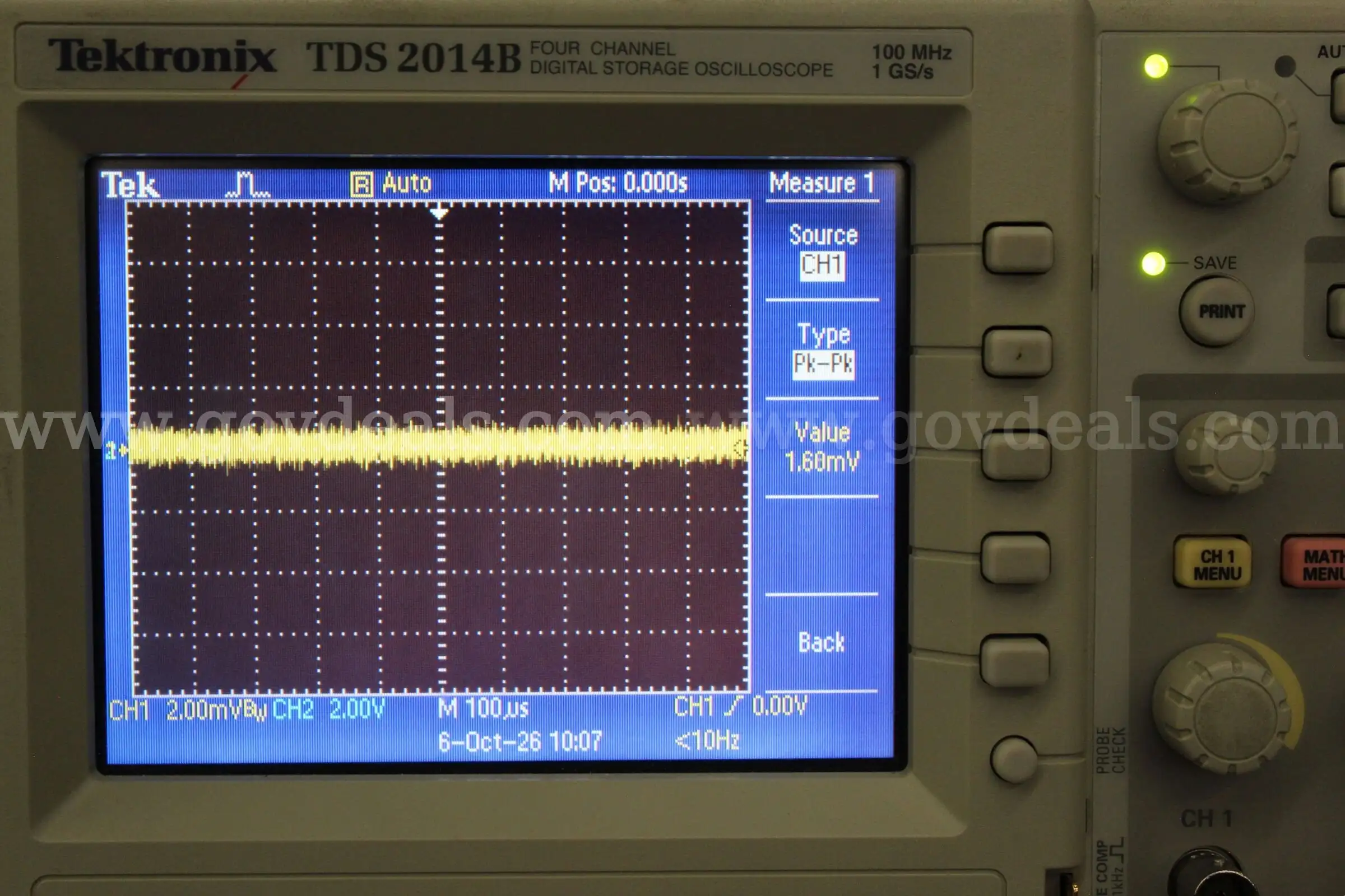 Tektronix TDS2014B Digital Oscilloscope