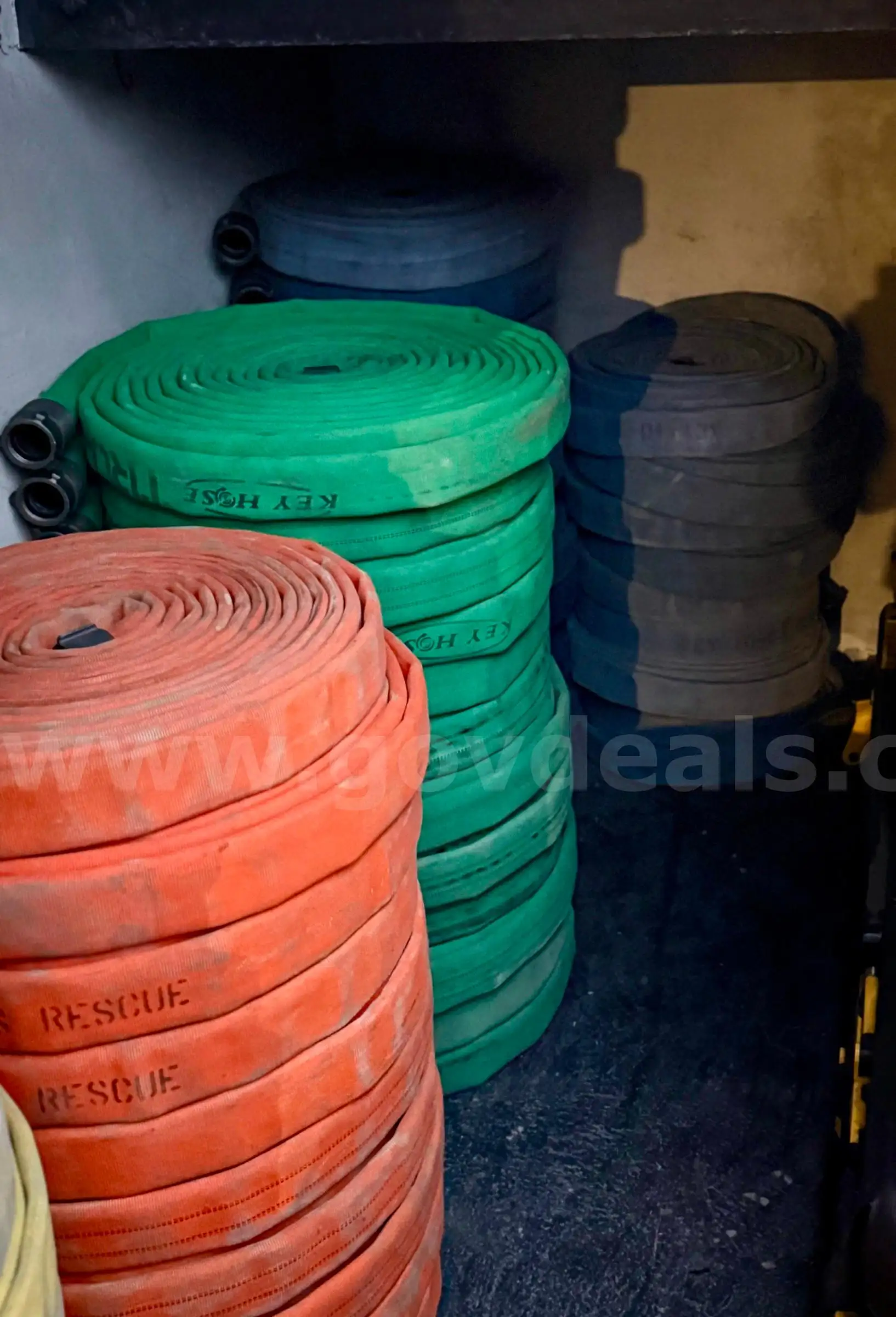 25 - 50 sections of 1 3 4 fire hose
