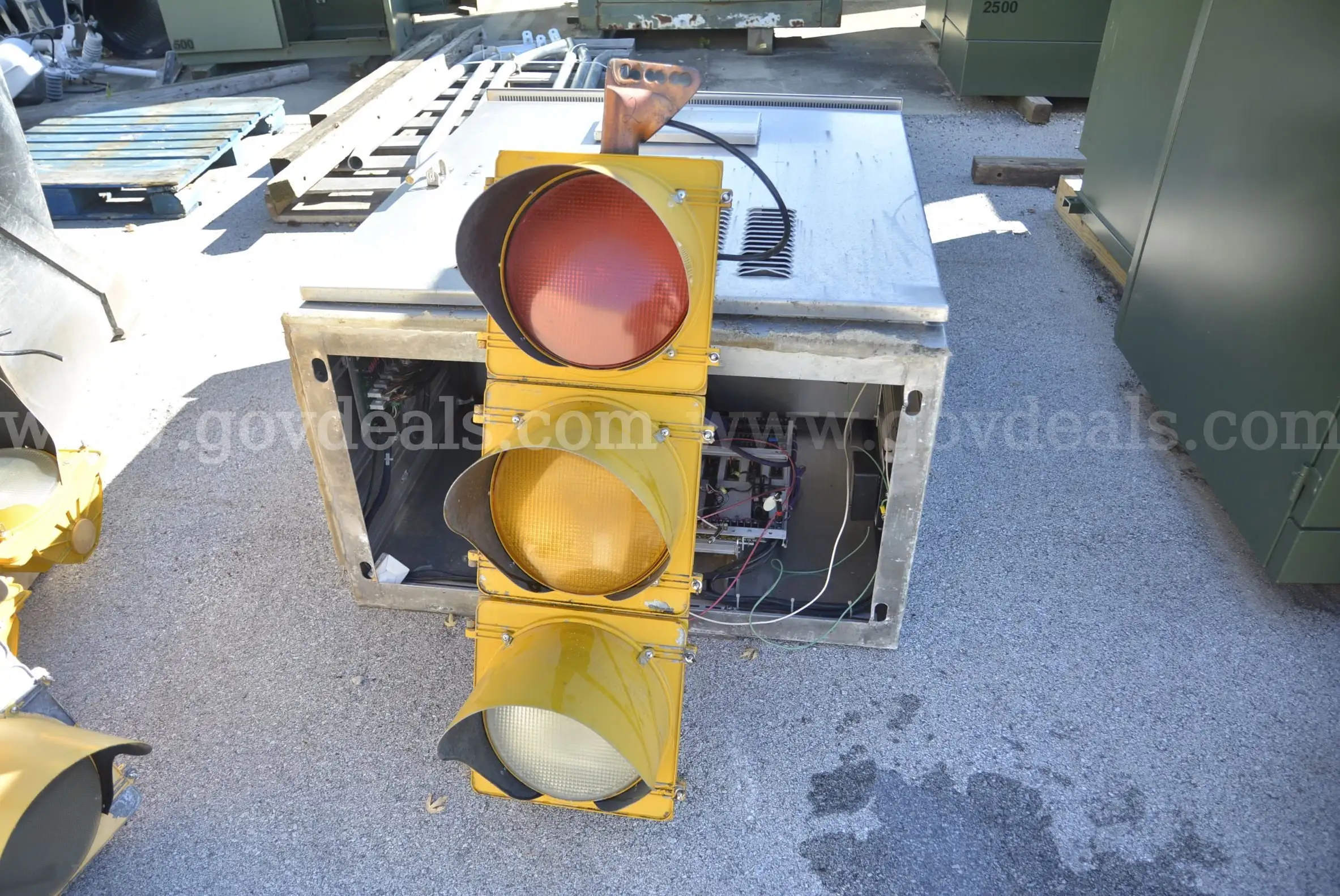 Three light Traffic Signal. Stop Light. Item #2