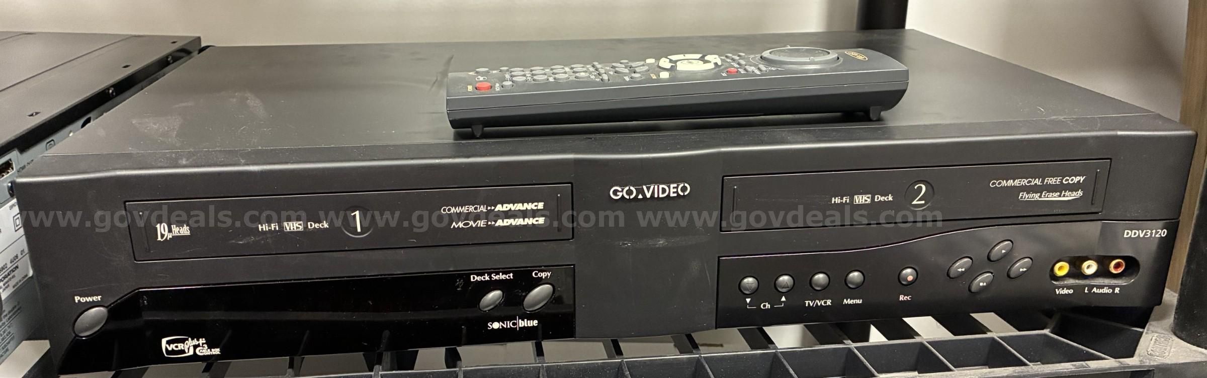 Used VHS Double Deck VCR