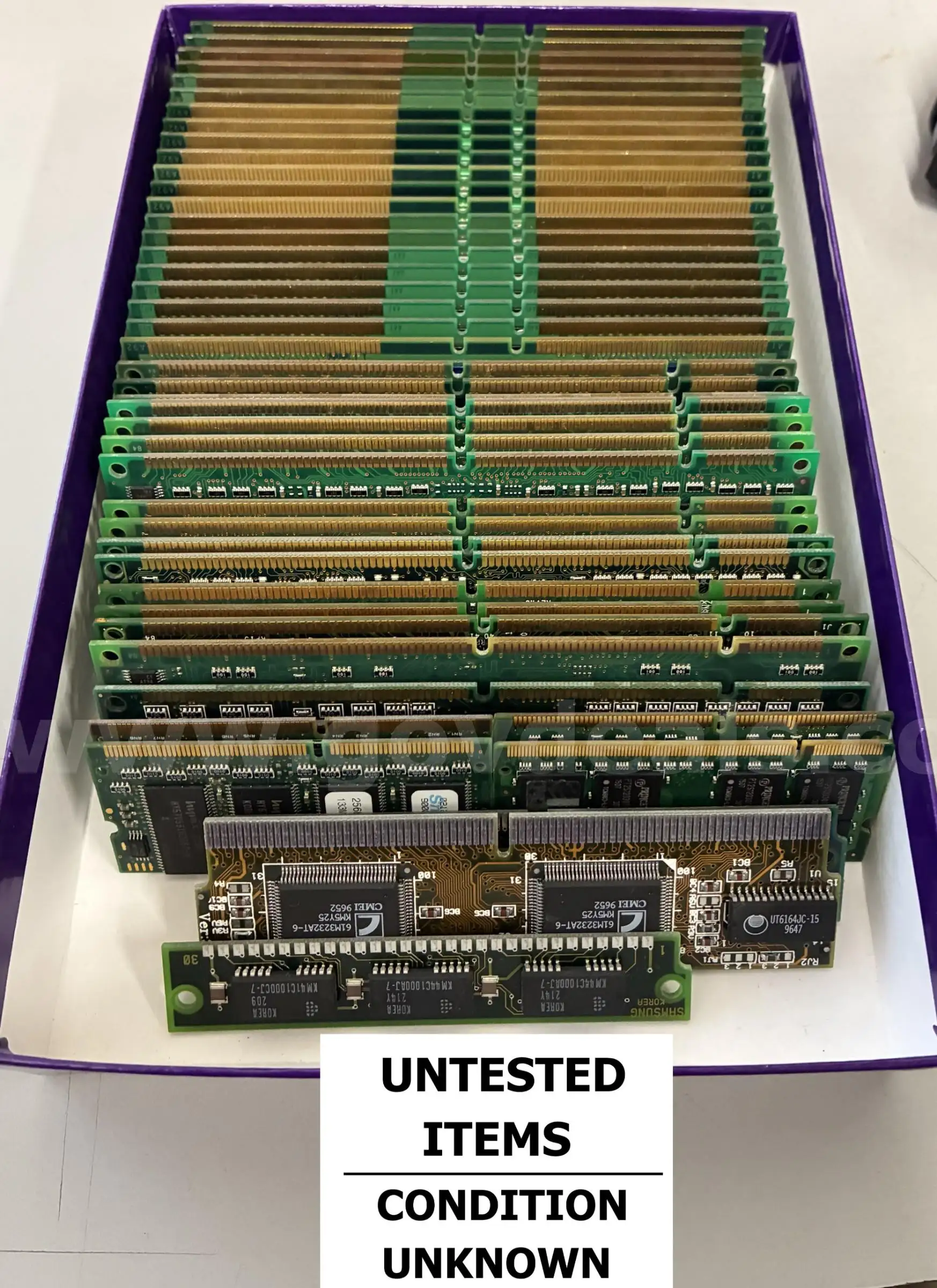 Lot of 47 RAM Misc. Older SDRAM (427-23)
