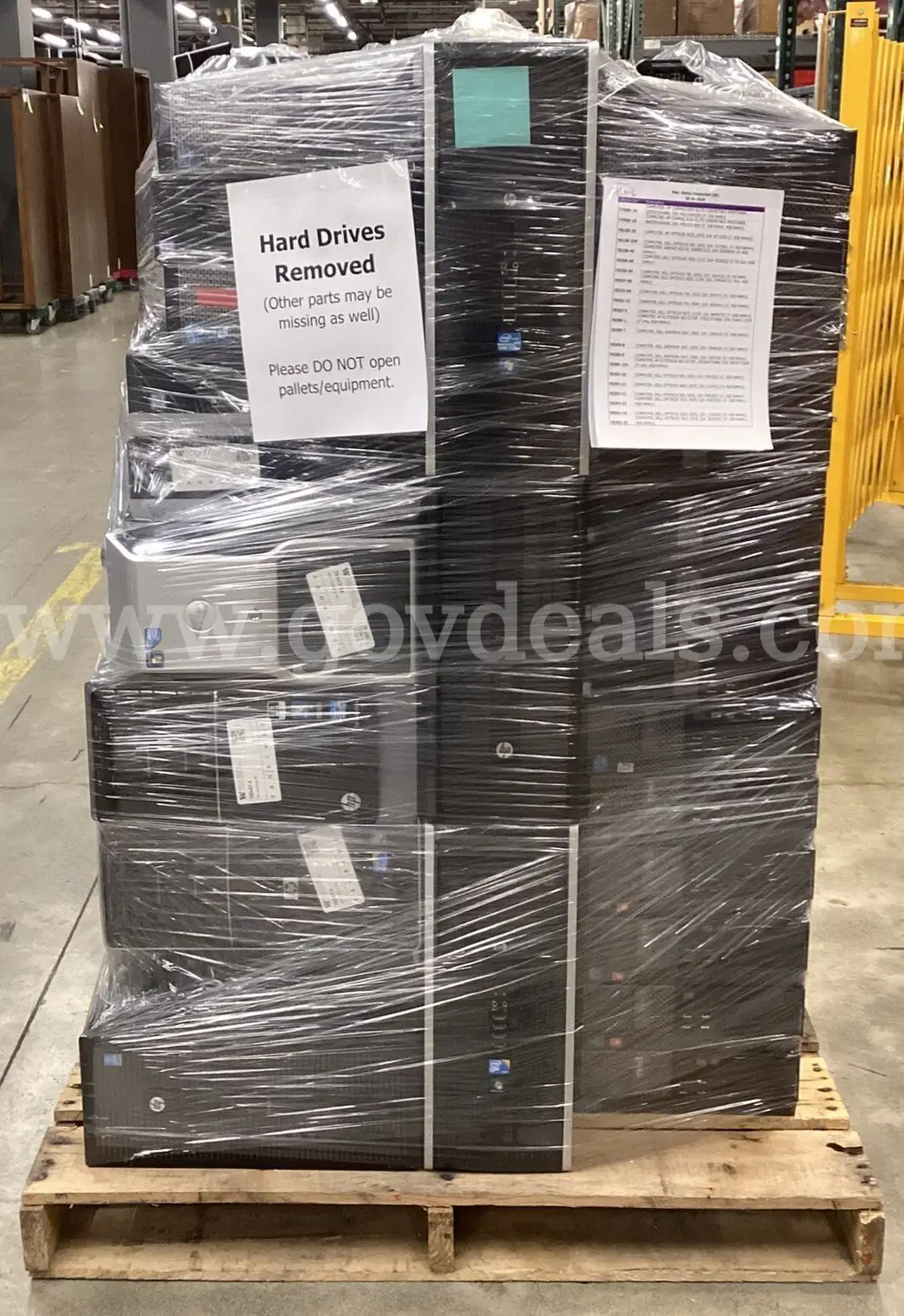 Lot of 60 Computers Misc. iSeries (Hard Drives Removed) (429-6)