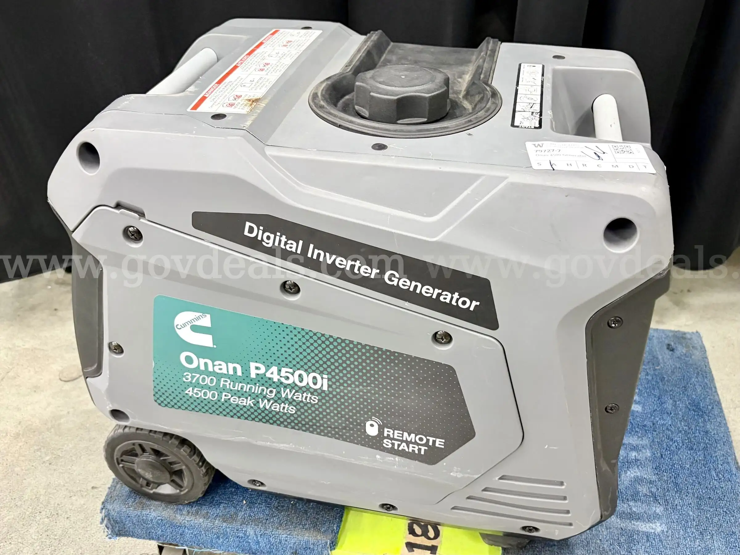 Digital Inverter Generator Cummins Onan P4500i (431-7)