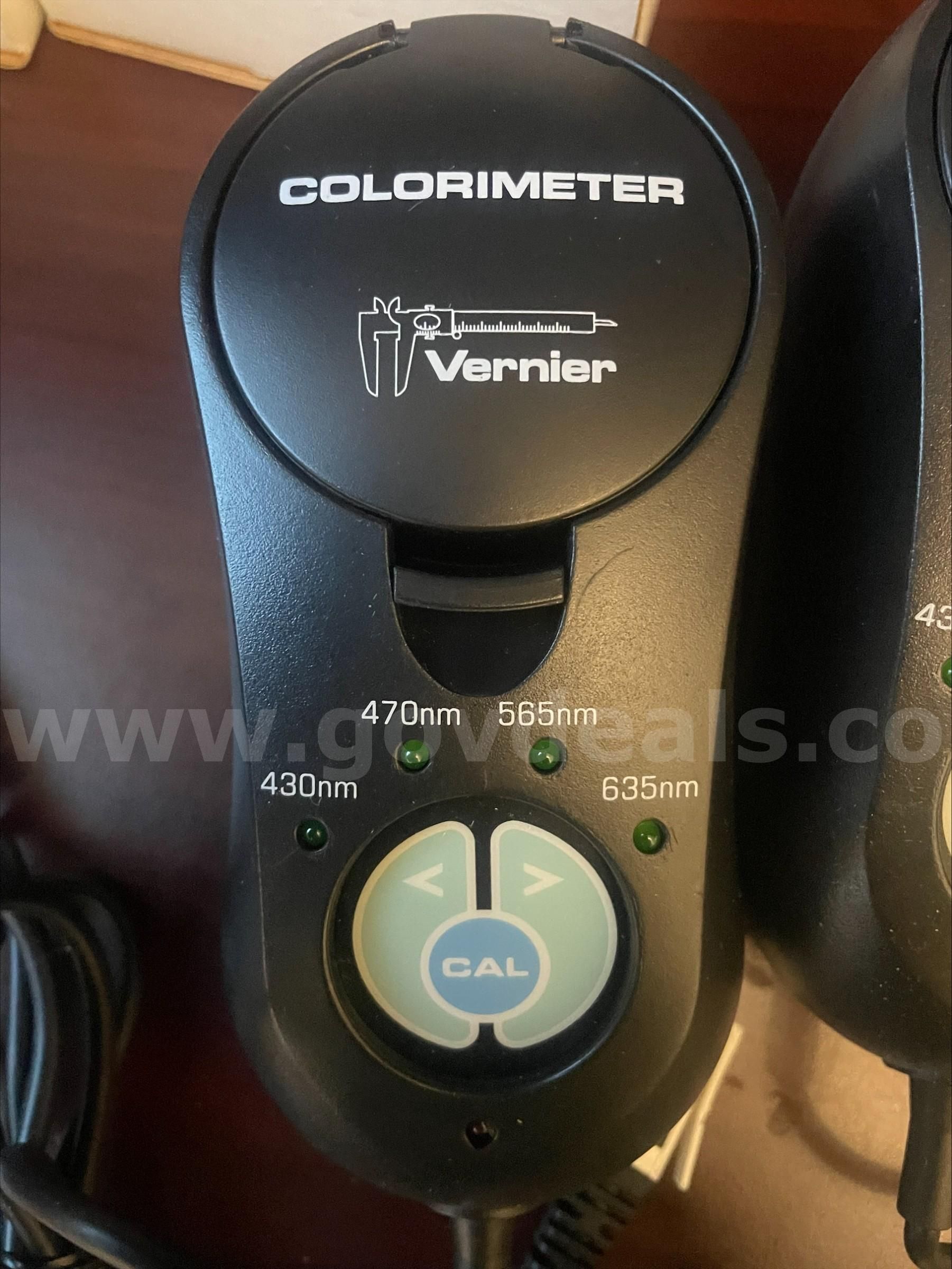 Vernier colorimeter (TWELVE for the price of ONE)