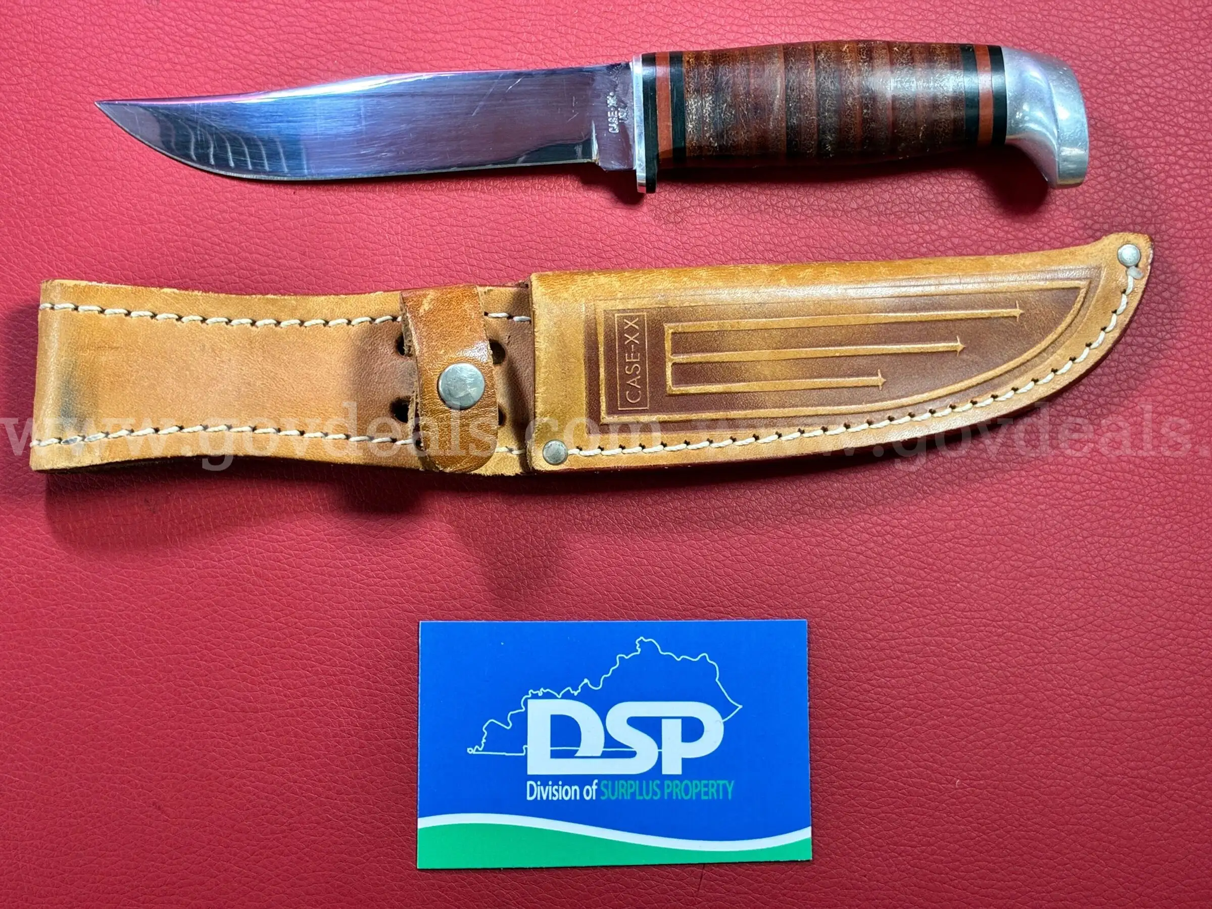 Case 365 SAB Fixed Blade Knife with Sheath DS18712 99623 TSA