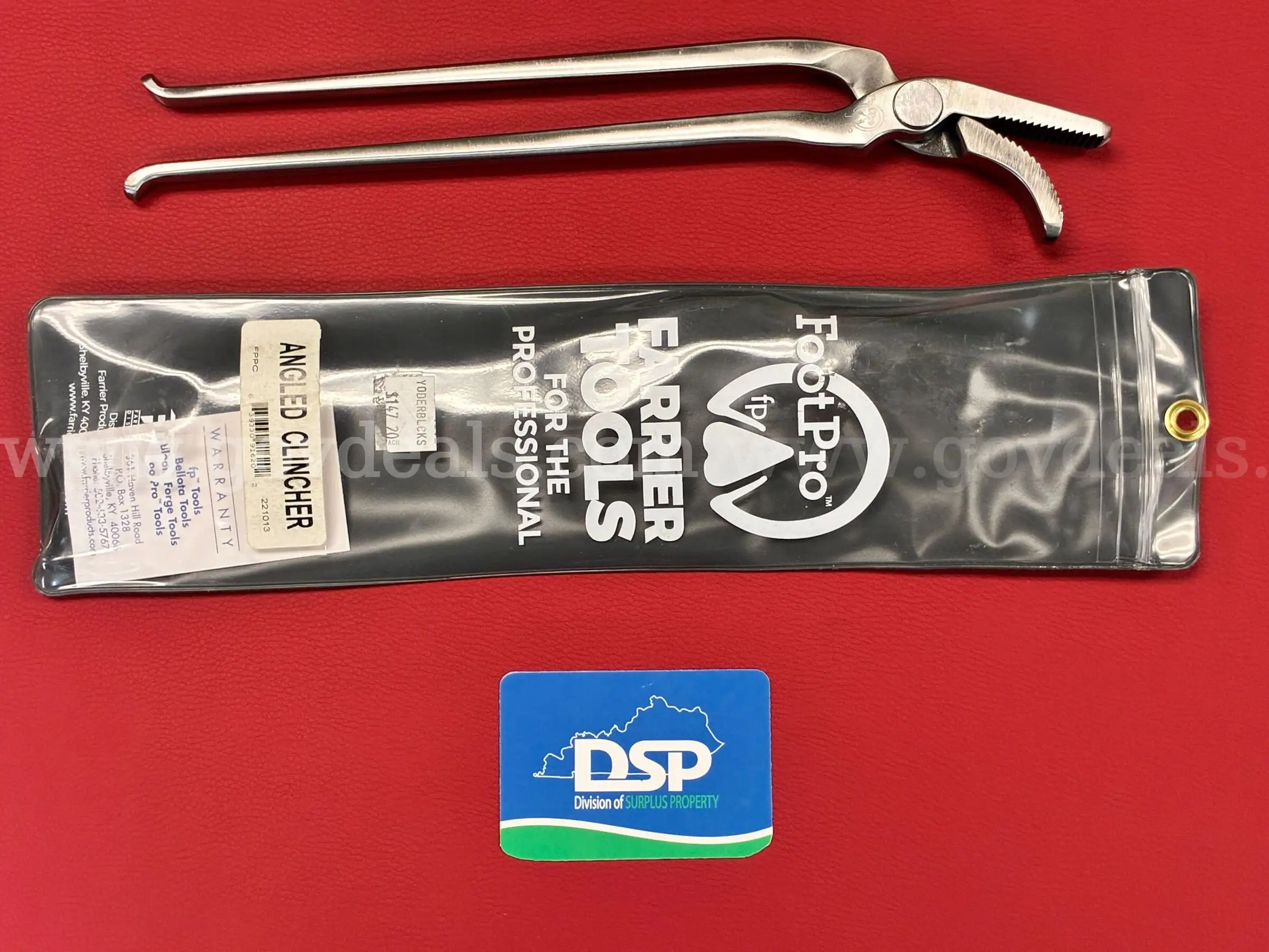 Foot Pro Farrier Tools Angled Clincher PRE-OWNED DS18730 99691 TSA