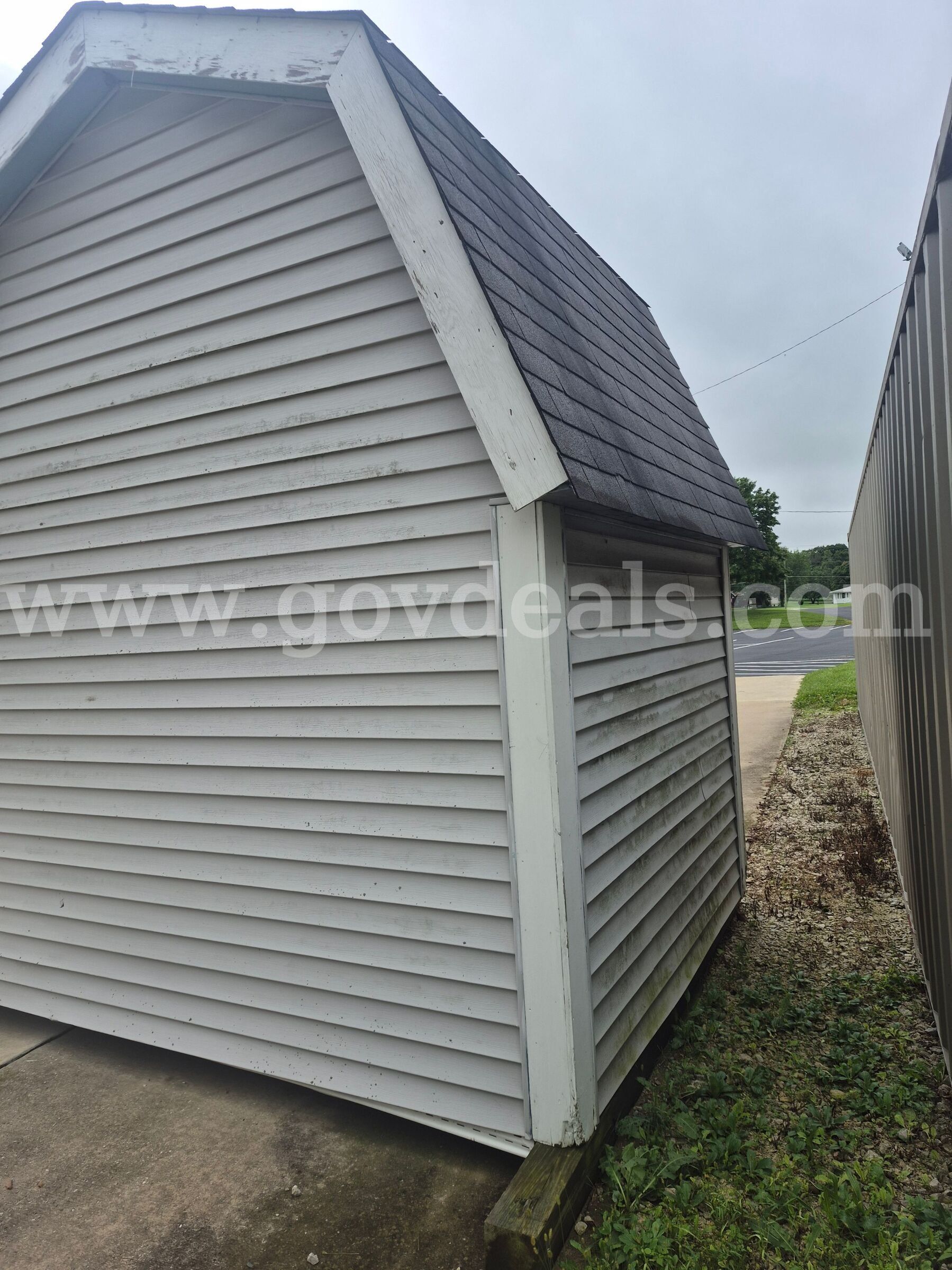 10 x 8 Vinyl Sided Shed