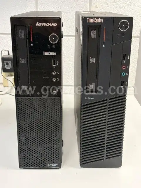 Lot of computers (NO hard drives) monitors keyboards