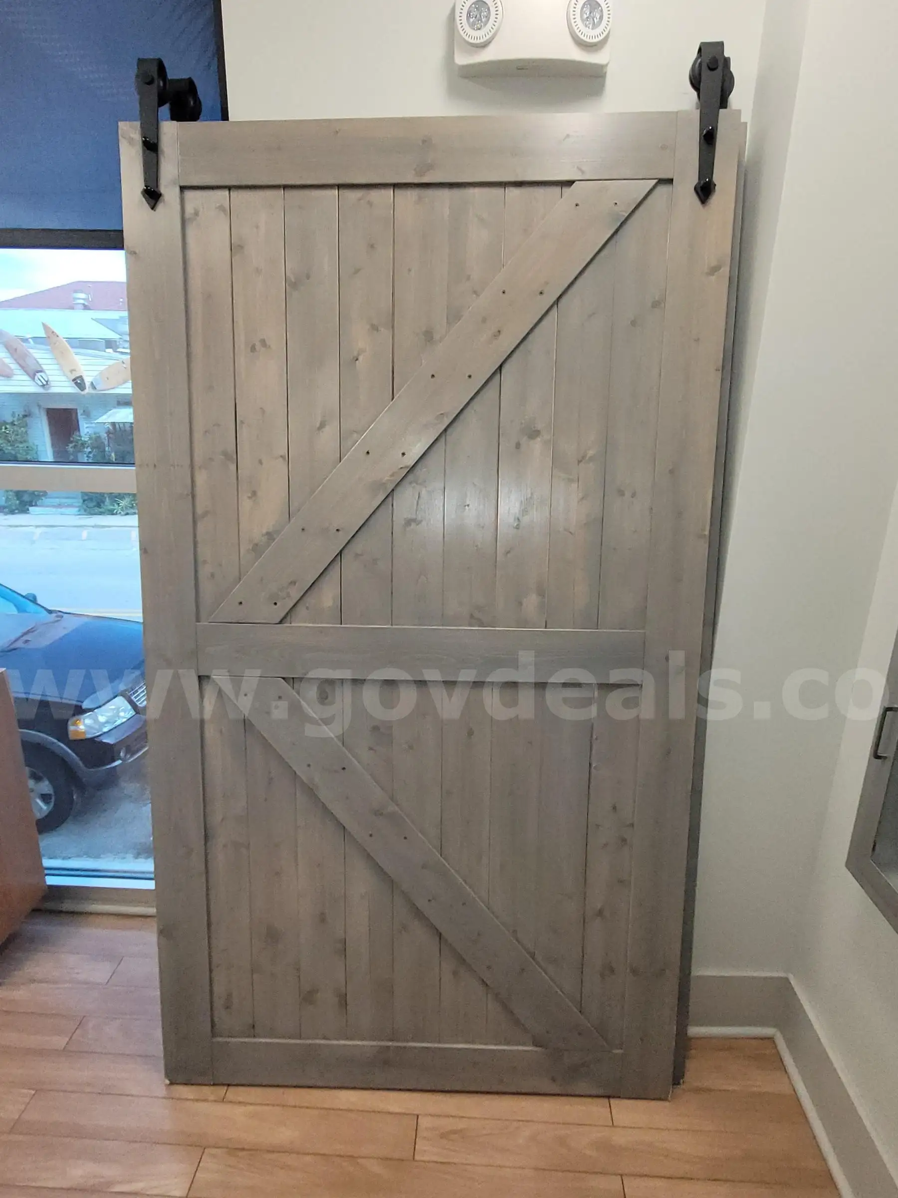 2 Sliding Doors and Railing