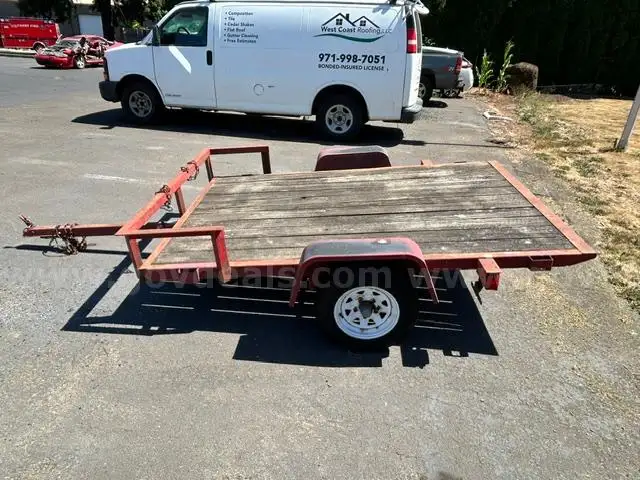 Small Tilt Deck Trailer