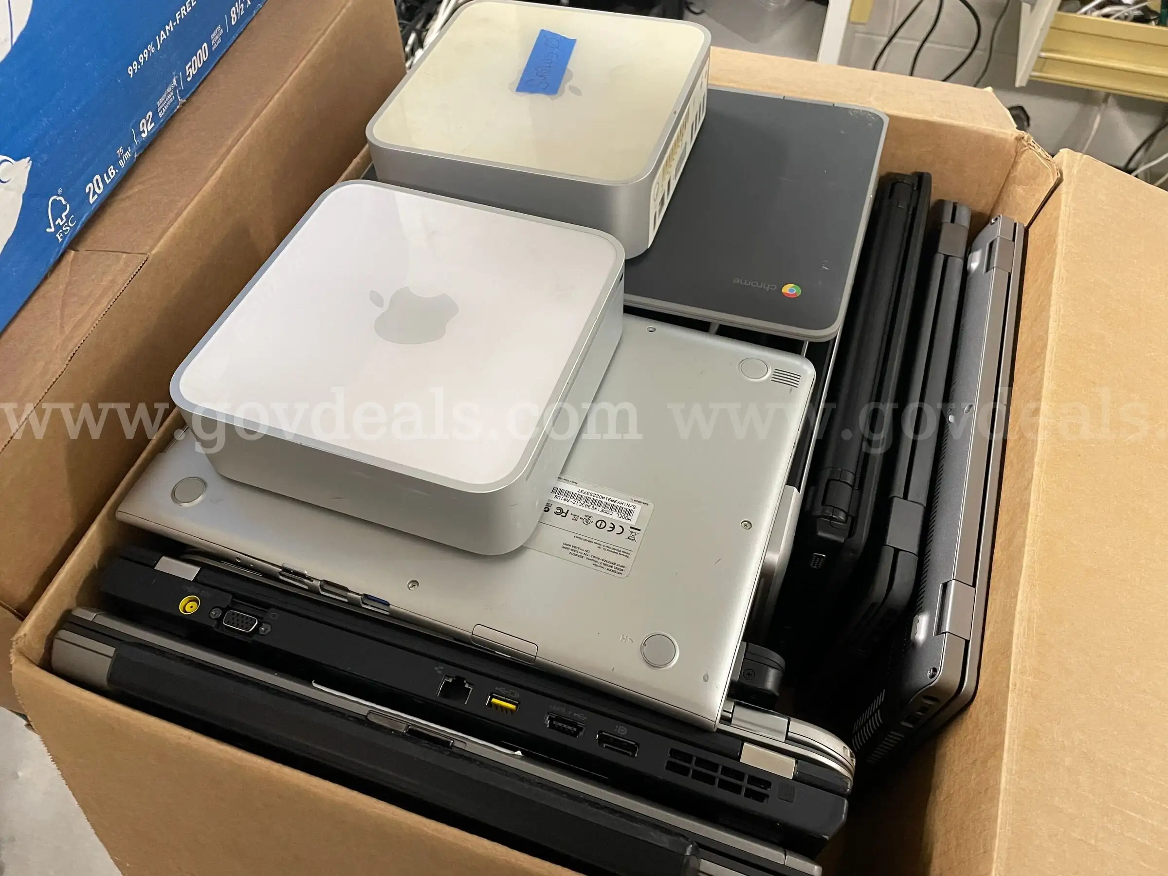 Lot of (~120) Scrap Laptops & Tablet Computers (Dell Apple etc.)