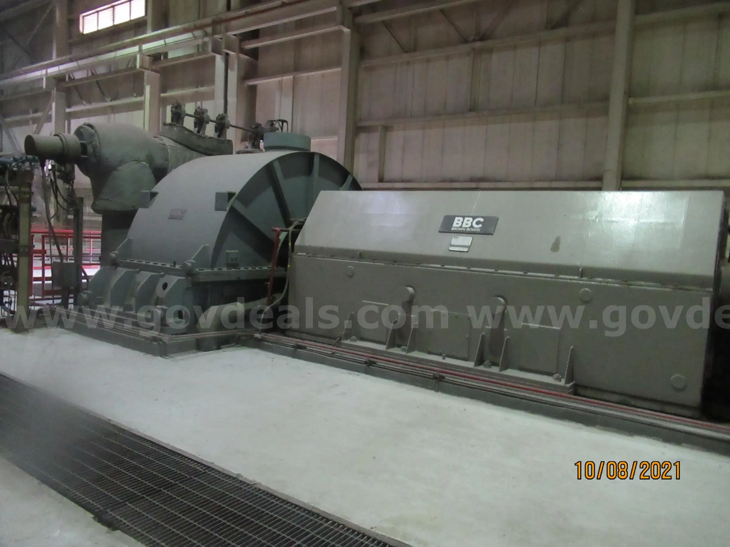 1977 BBC - Brown Boveri Turbine Type DK-m 150. Generator Type WX 16L-044. SW 26-11 #2