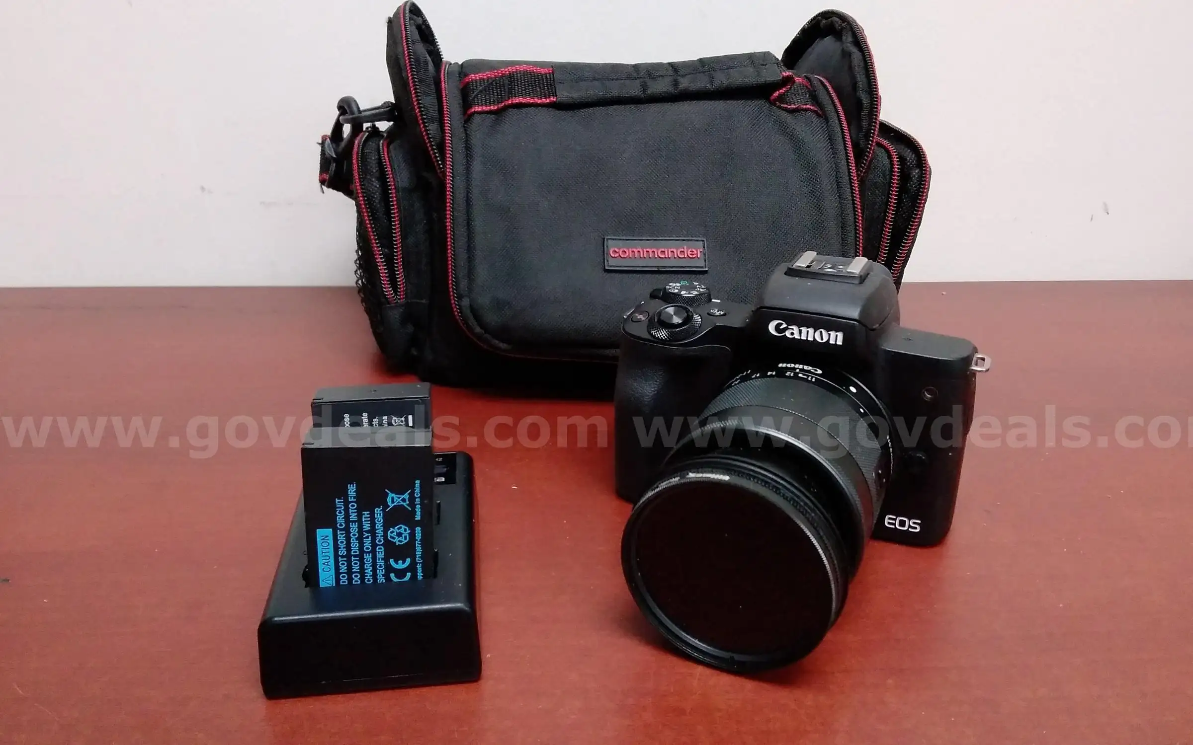 Canon EOS M50 MarkII with 2 extra batteries and charger.
