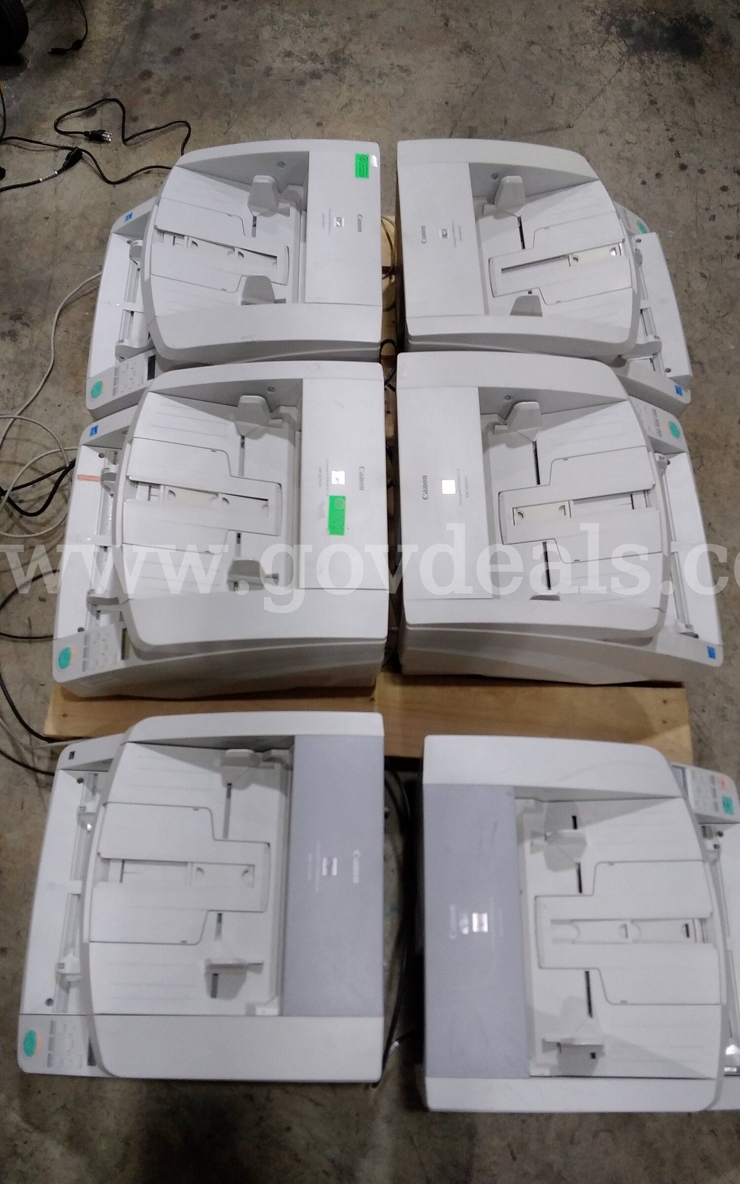Lot of (6) Canon Image Formula high speed scanners