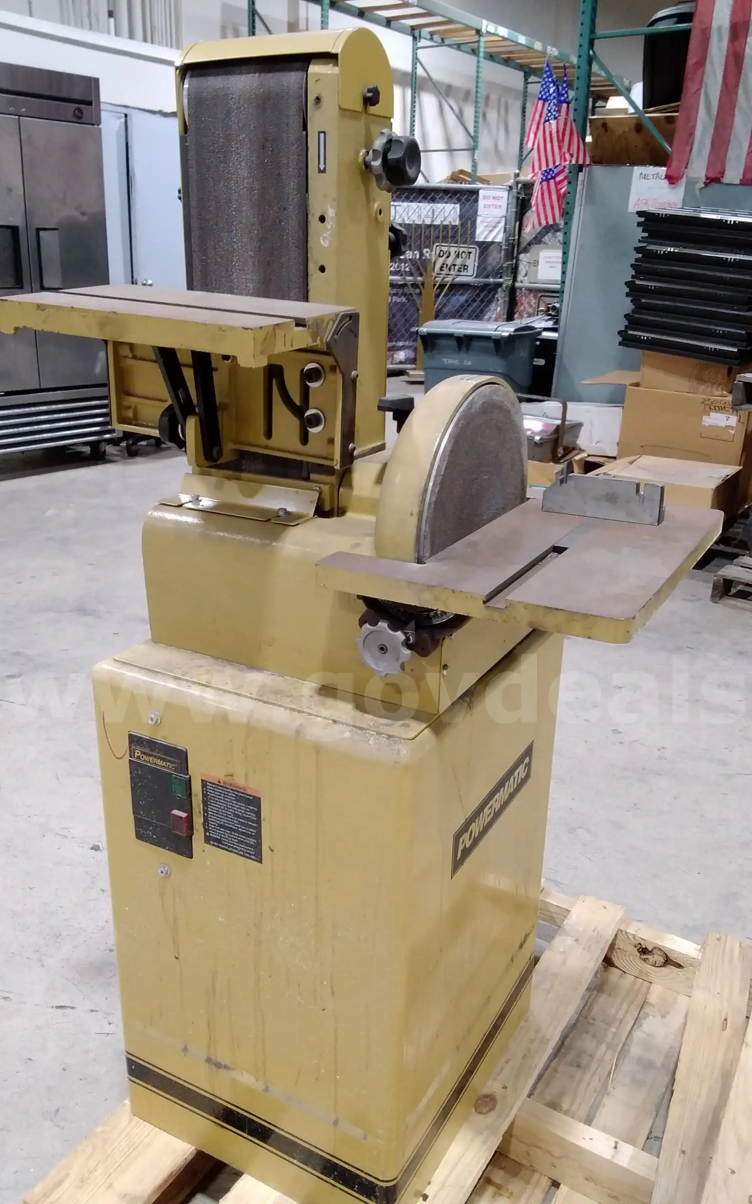 Powermatic BD31A belt and disc sander 12 2HP 230 460 volt