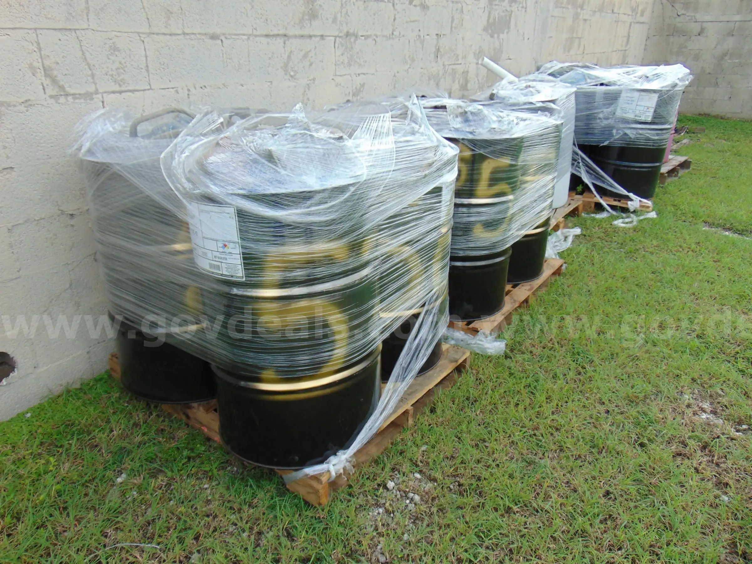 Lot of (16) Drums of scrap water meters and other miscellaneous items. WASD 27-03
