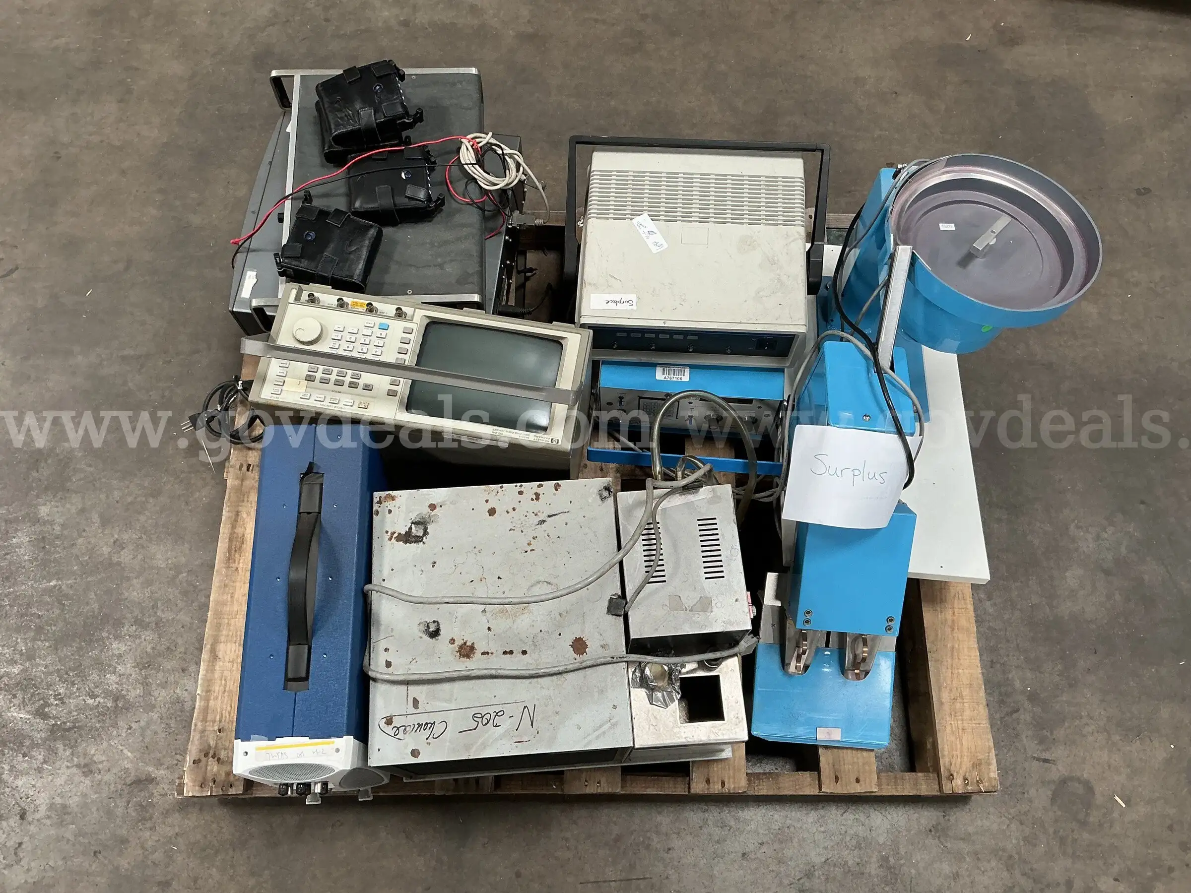 Pallet of Various Laboratory Equipment