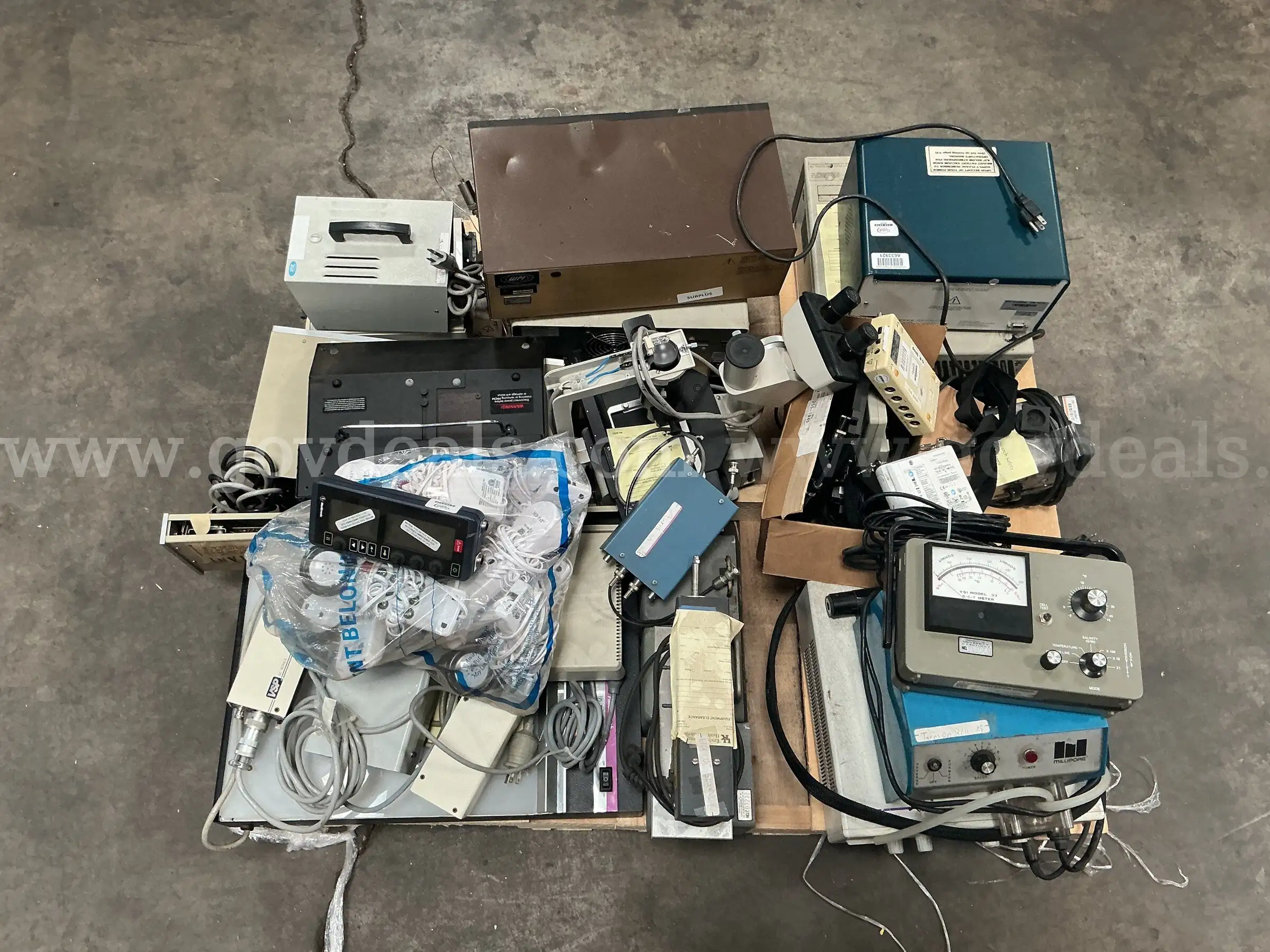 Pallet of Various Laboratory Equipment