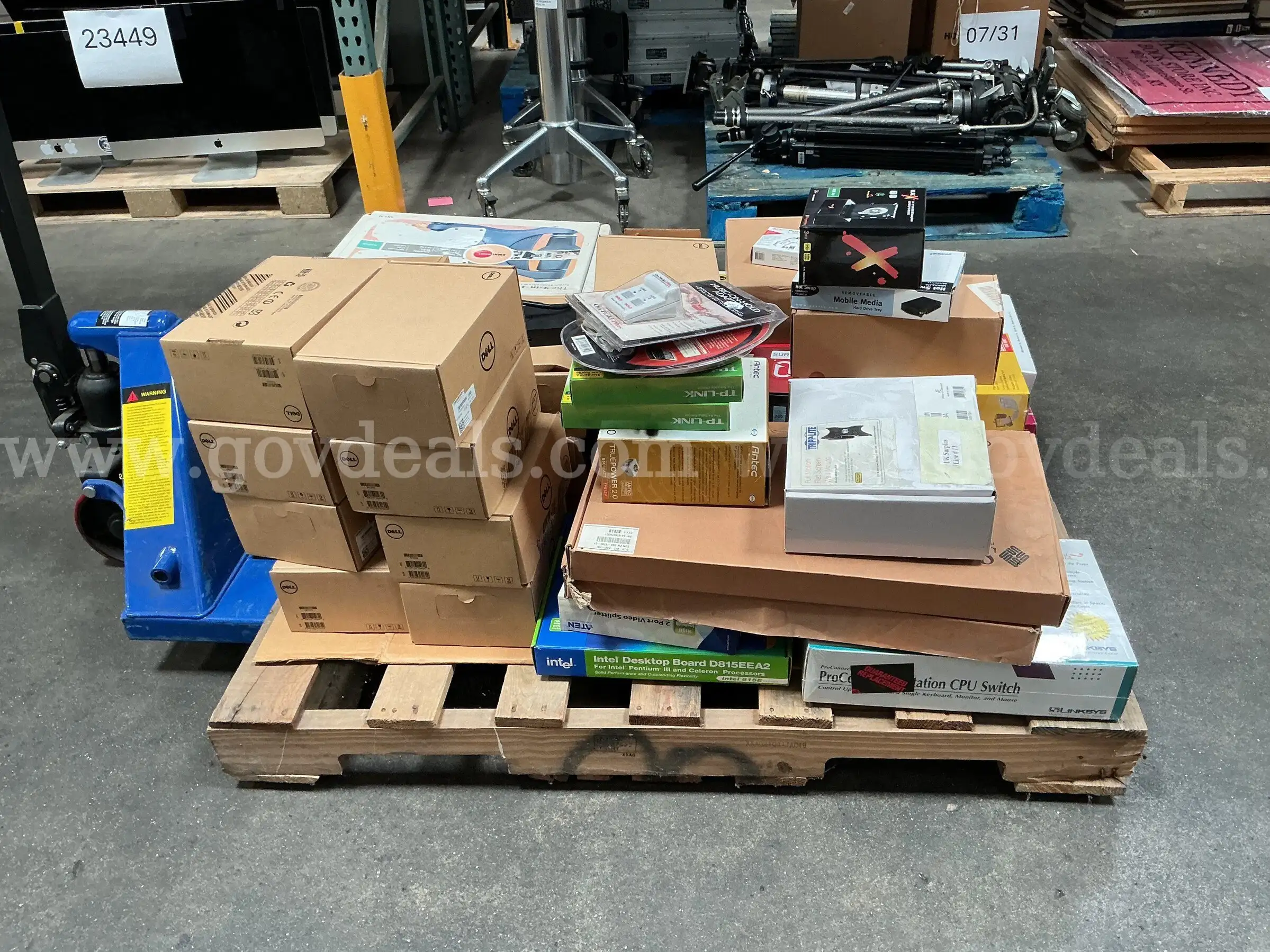 Pallet of Computer Accessories