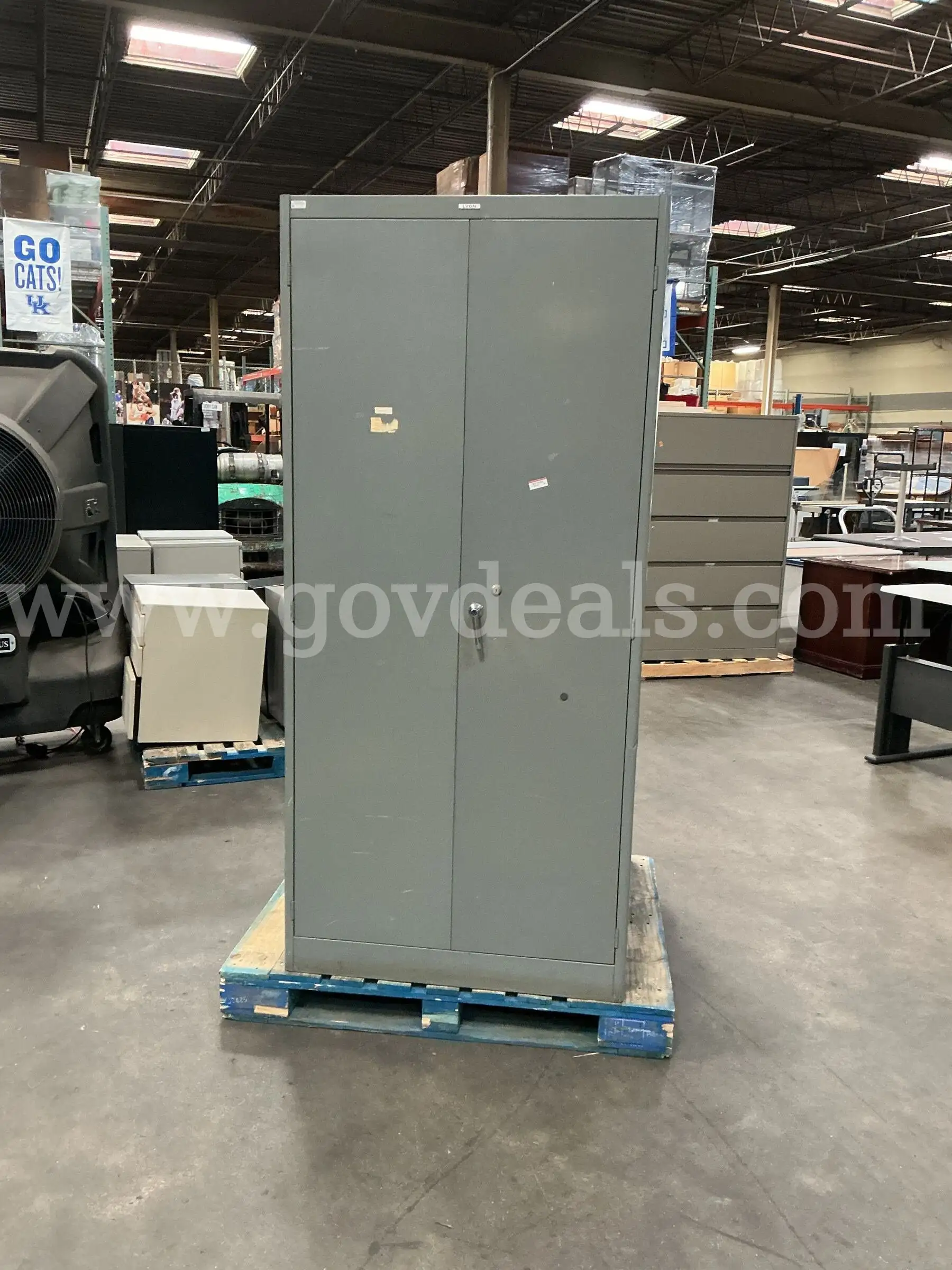 2 - Metal Storage Cabinets.