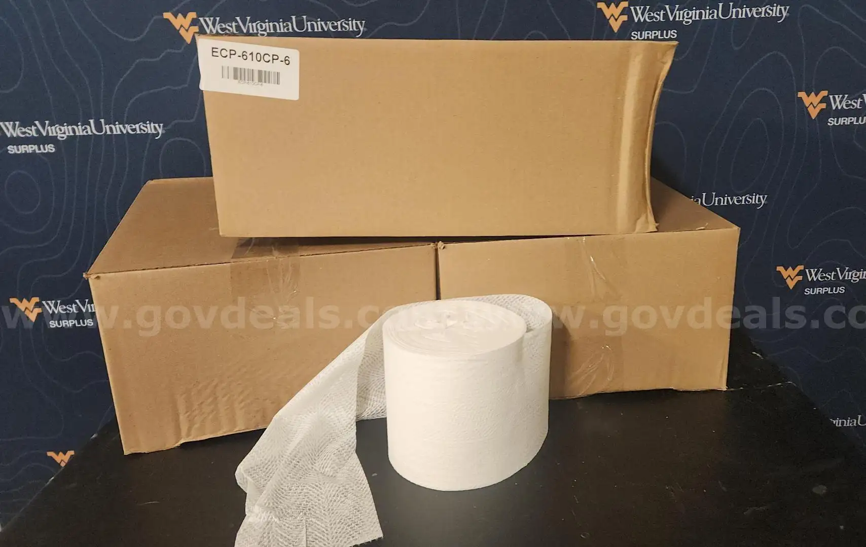 3 Cases of dry wipes 6 per case