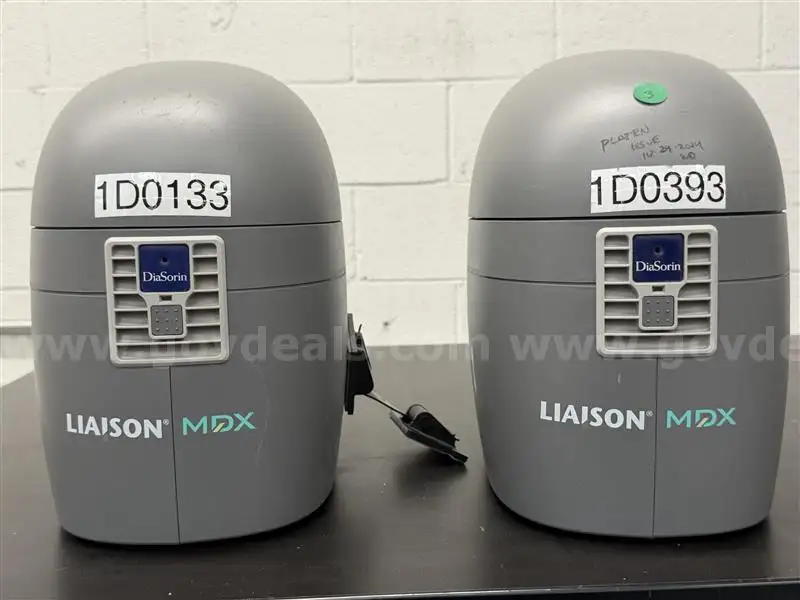 DIASORIN LIAISON MDX MOL1001 THERMAL CYCLER SYSTEM SN#1D0133 1D0393
