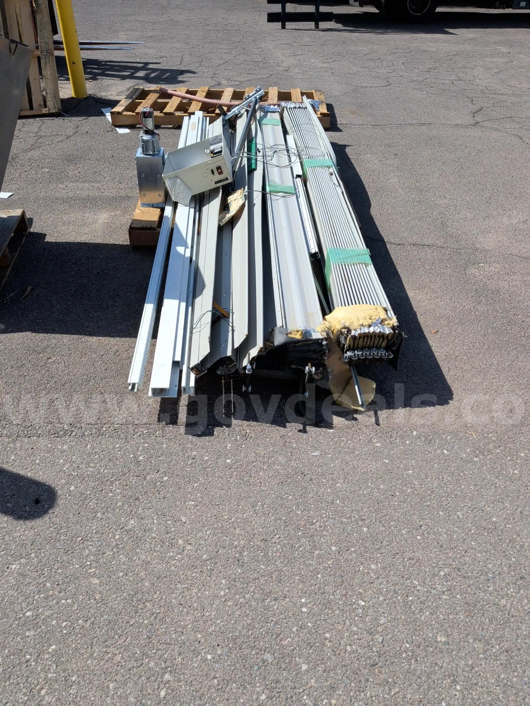 Motorized Roll-Up Door Assembly
